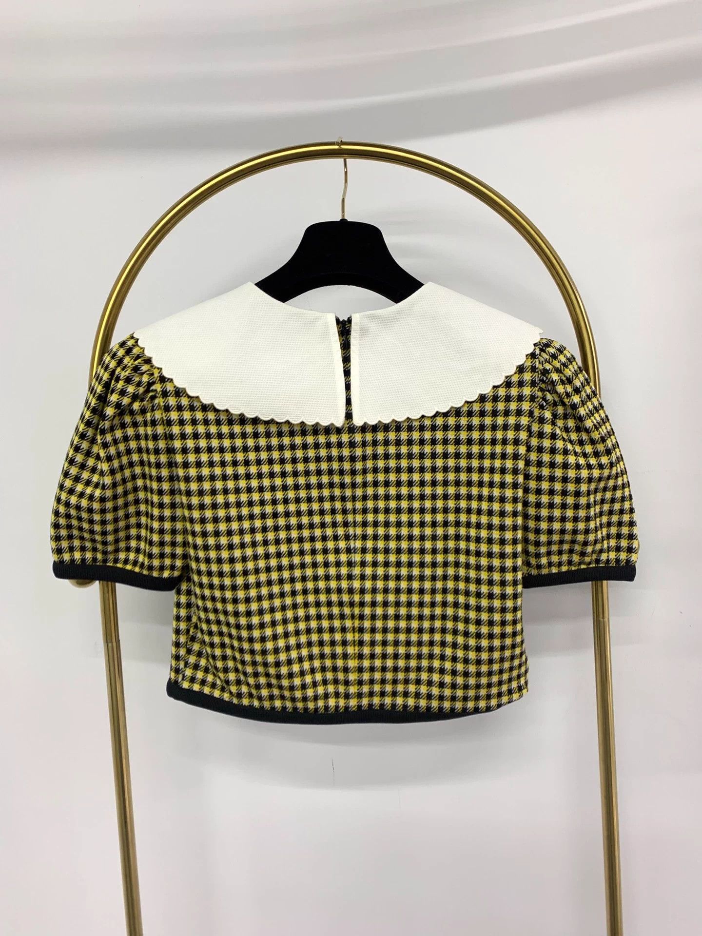 Miu Miu MIU MIU Doll Collar Houndstooth Suit L New Size L / US 10 / IT 46 - 3 Thumbnail