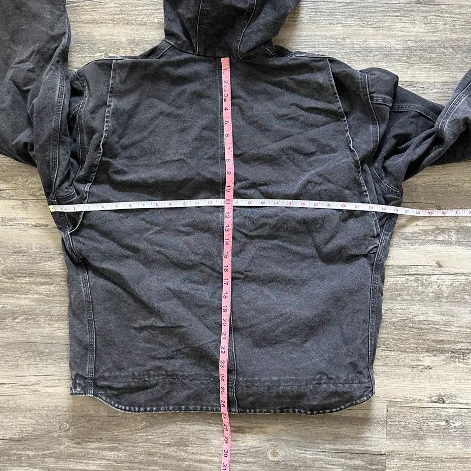 Carhartt Vintage Carhartt J141BLK Black Sherpa Lined Hooded Jacket Size US XL / EU 56 / 4 - 6 Thumbnail