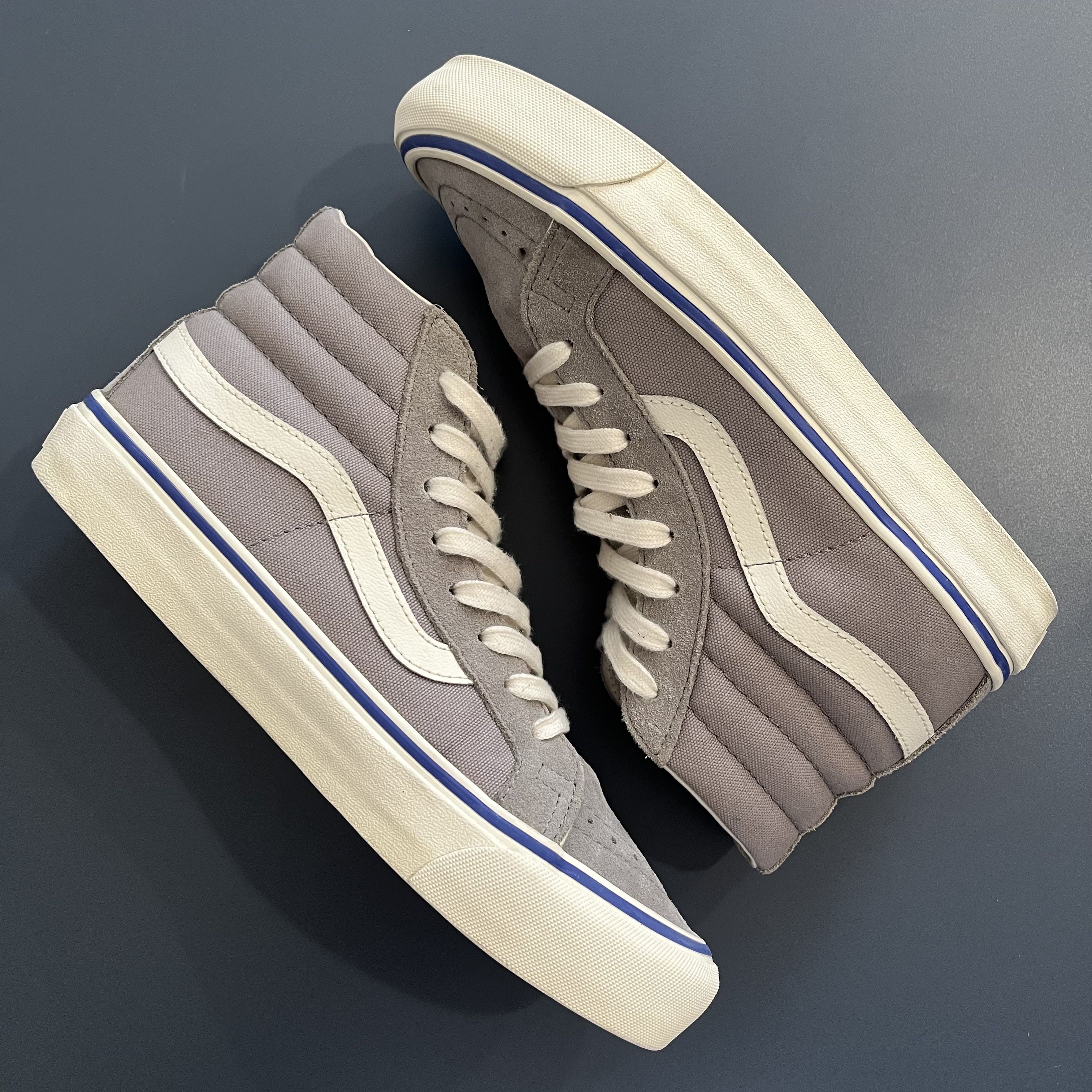 Vans Vans SK8-Hi Boot Leather Dress Blues | Grailed