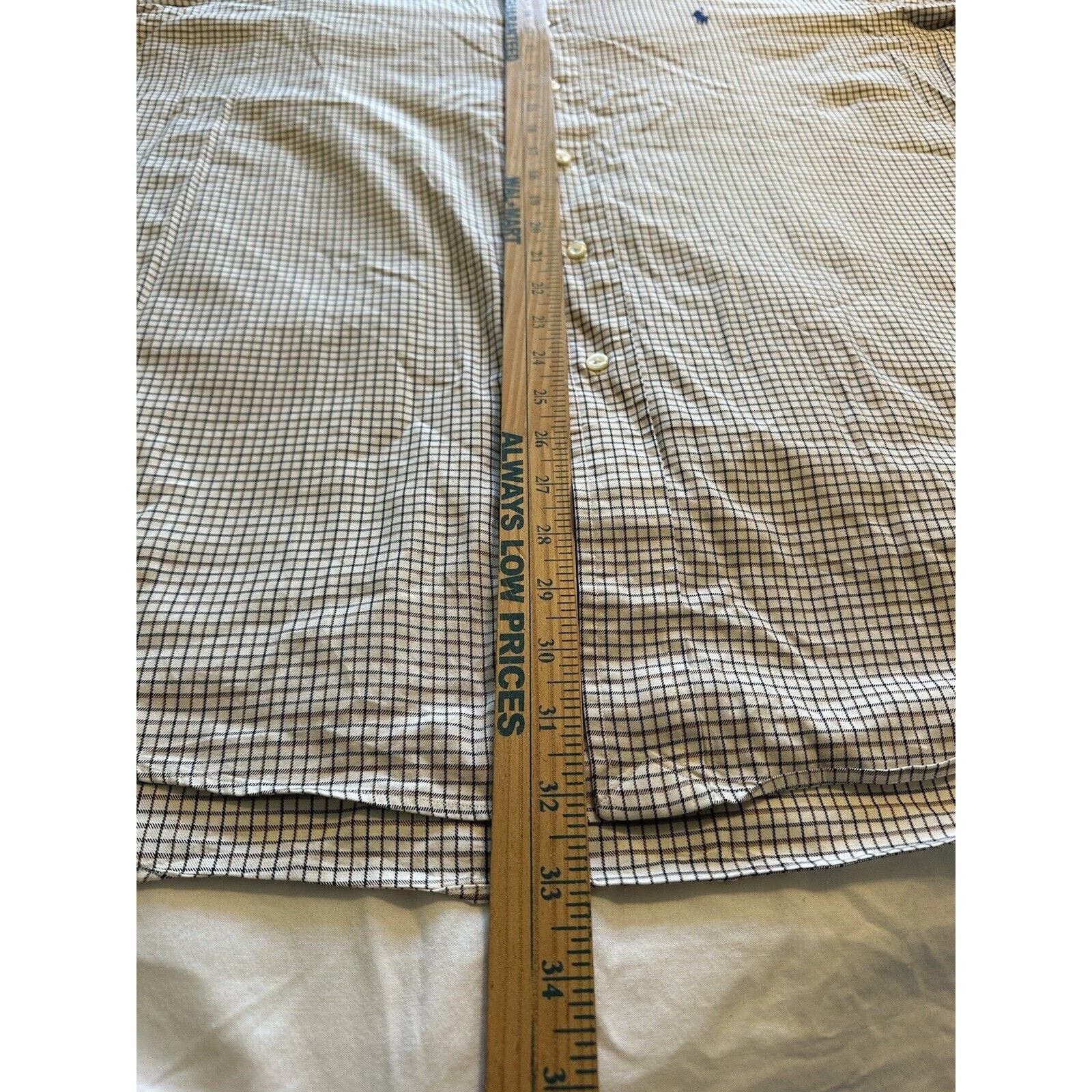 Lauren Ralph Lauren Ralph Lauren Classic Navy/Brown/White Check XXL Button Shirt Size US XXL / EU 58 / 5 - 6 Thumbnail