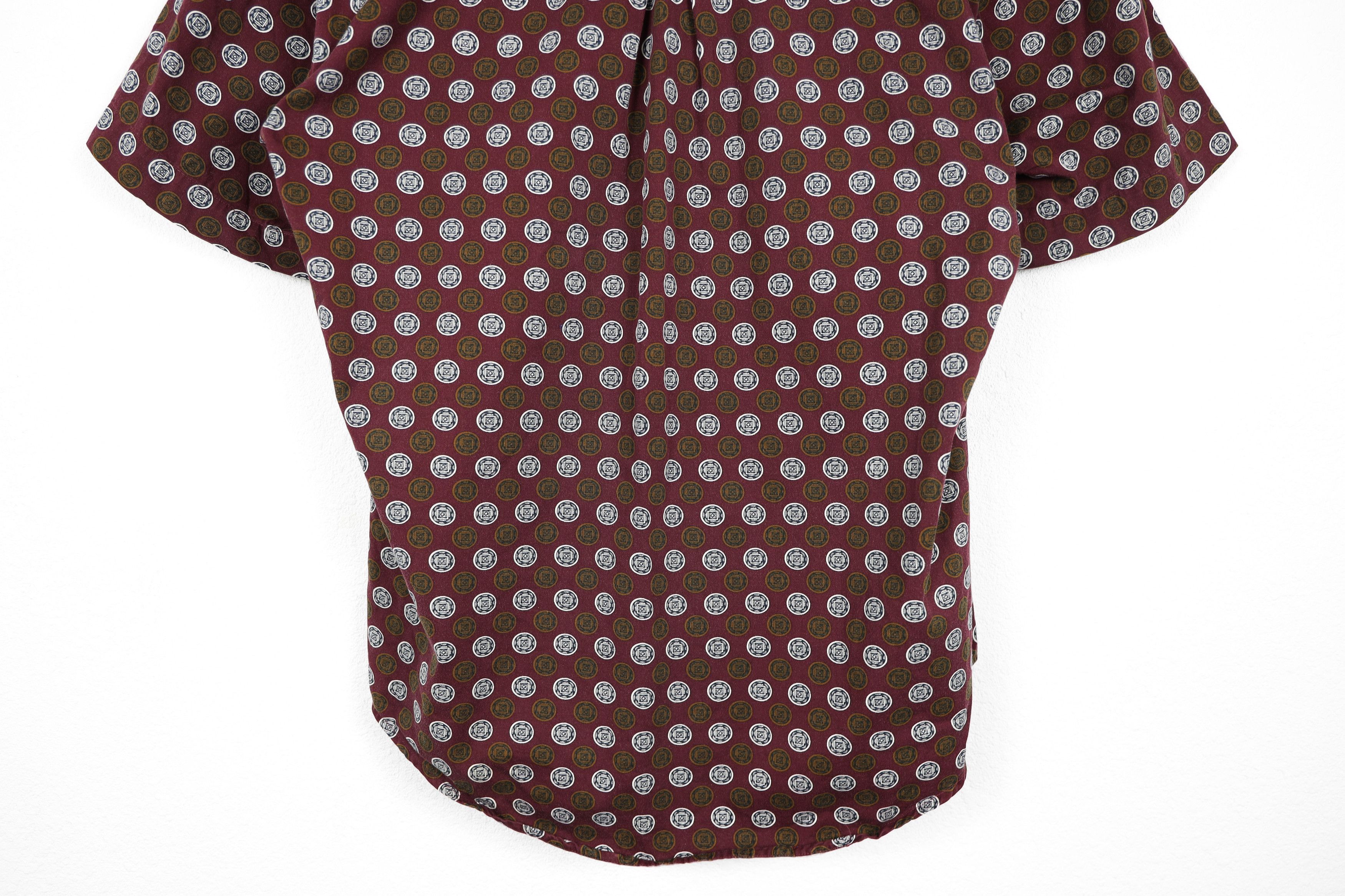 Vintage × Yves Saint Laurent Vintage Yves Saint Laurent YSL Logo Pocket Abstract Shirt Size US M / EU 48-50 / 2 - 8 Thumbnail