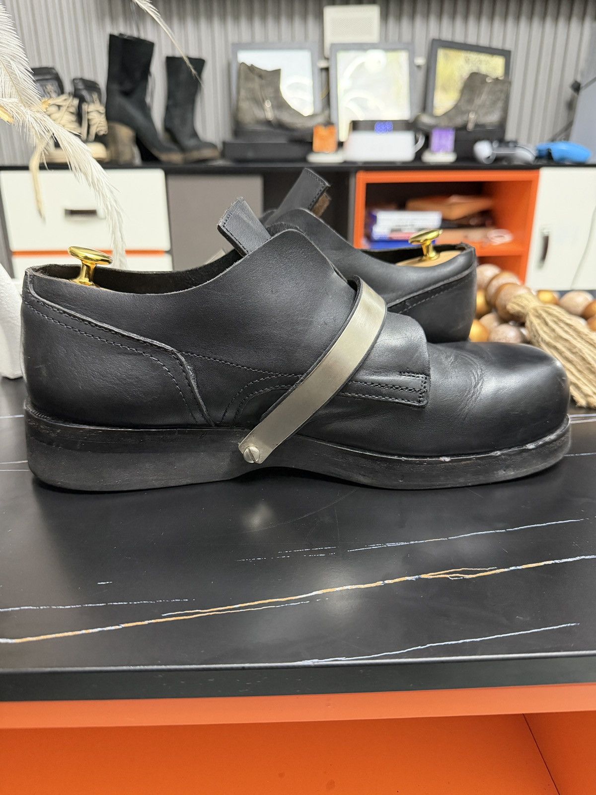 Dirk Bikkembergs F/w 1997 metal strap derbies Size US 13 / EU 46 - 11 Thumbnail