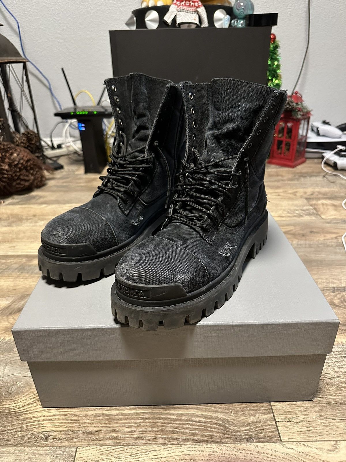 balenciaga strike boots