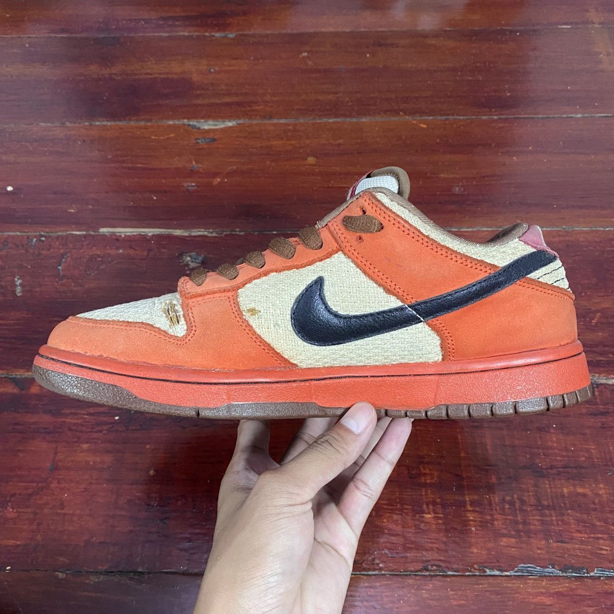 Nike SB Dunk Low Un Hemp 2009 Size US 8 / EU 41 - 4 Thumbnail