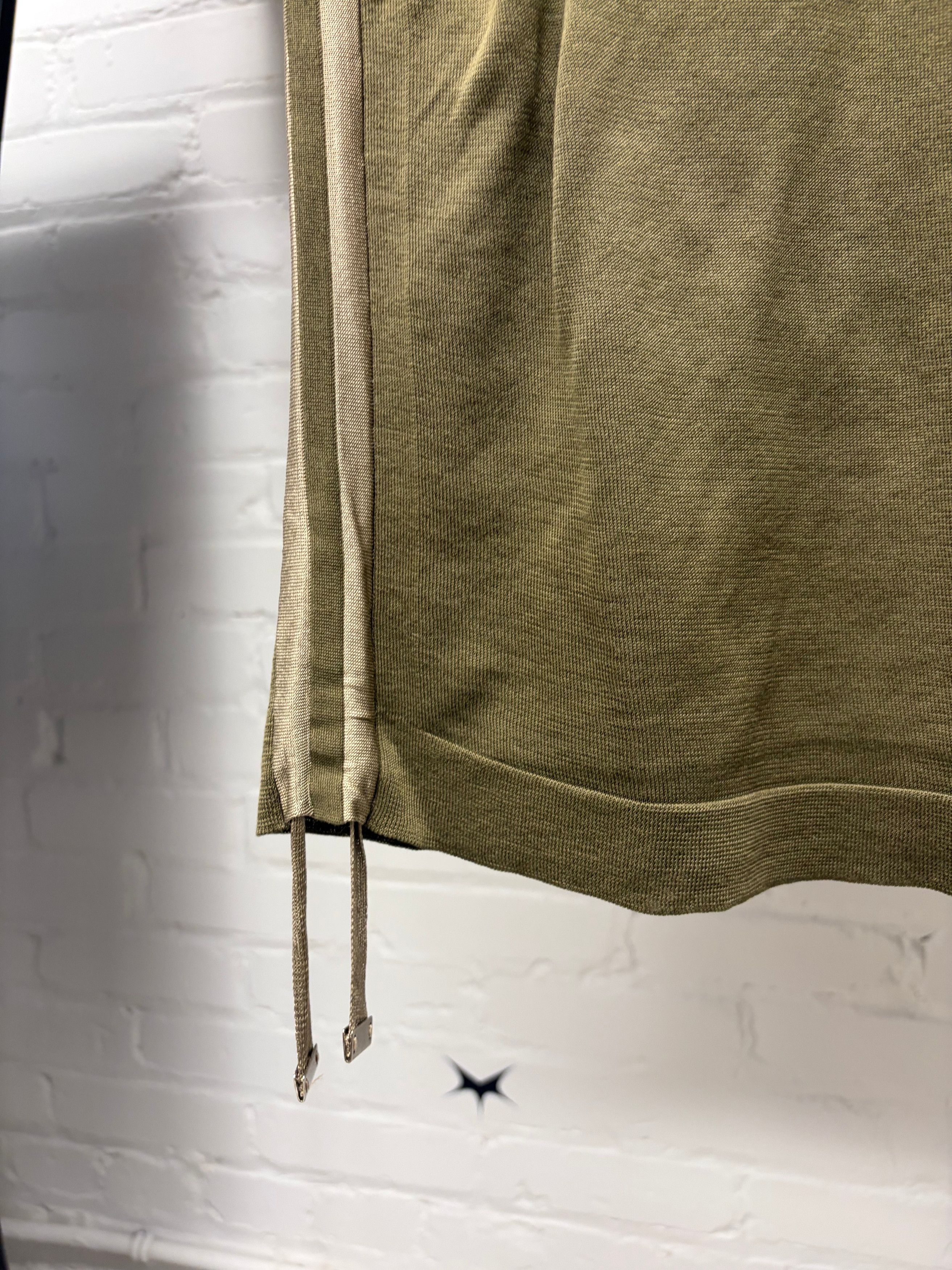 Gucci Gucci Olive Green Ruched Side Sean Short Sleeve Shirt Size M / US 6-8 / IT 42-44 - 2 Thumbnail