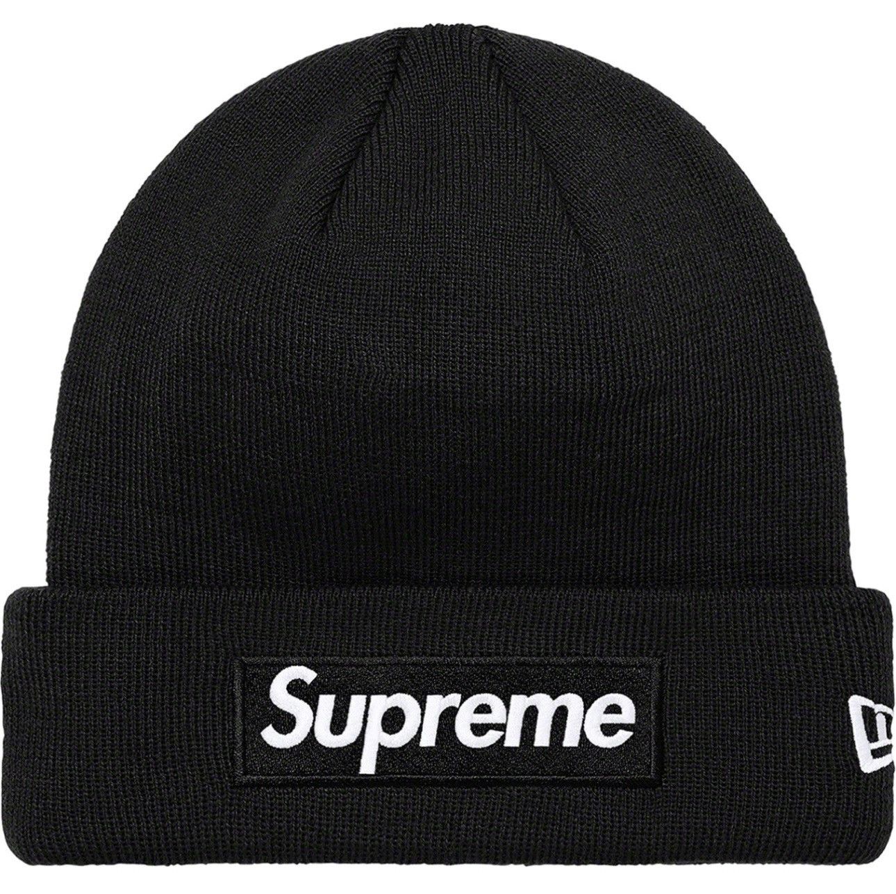 New Era × Supreme FW21 Supreme New Era Box Logo Beanie Black OS Size ONE SIZE - 11 Thumbnail