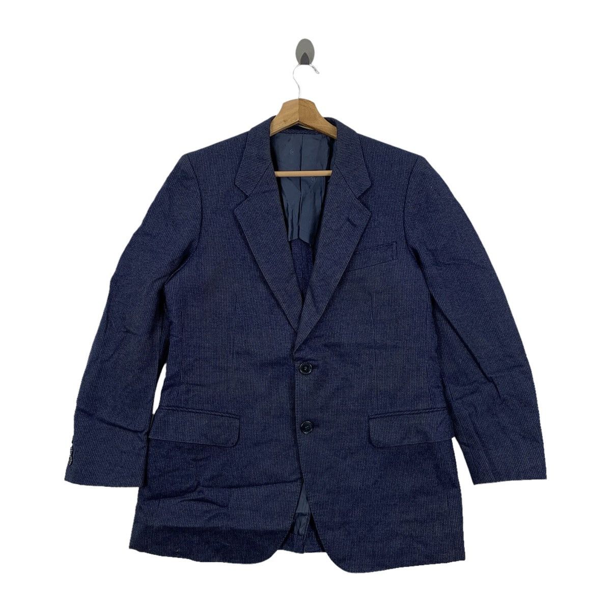 image of Cerruti 1881 Rue Royal Paris Designer Blazer Coat in Navy, Men's (Size Medium)