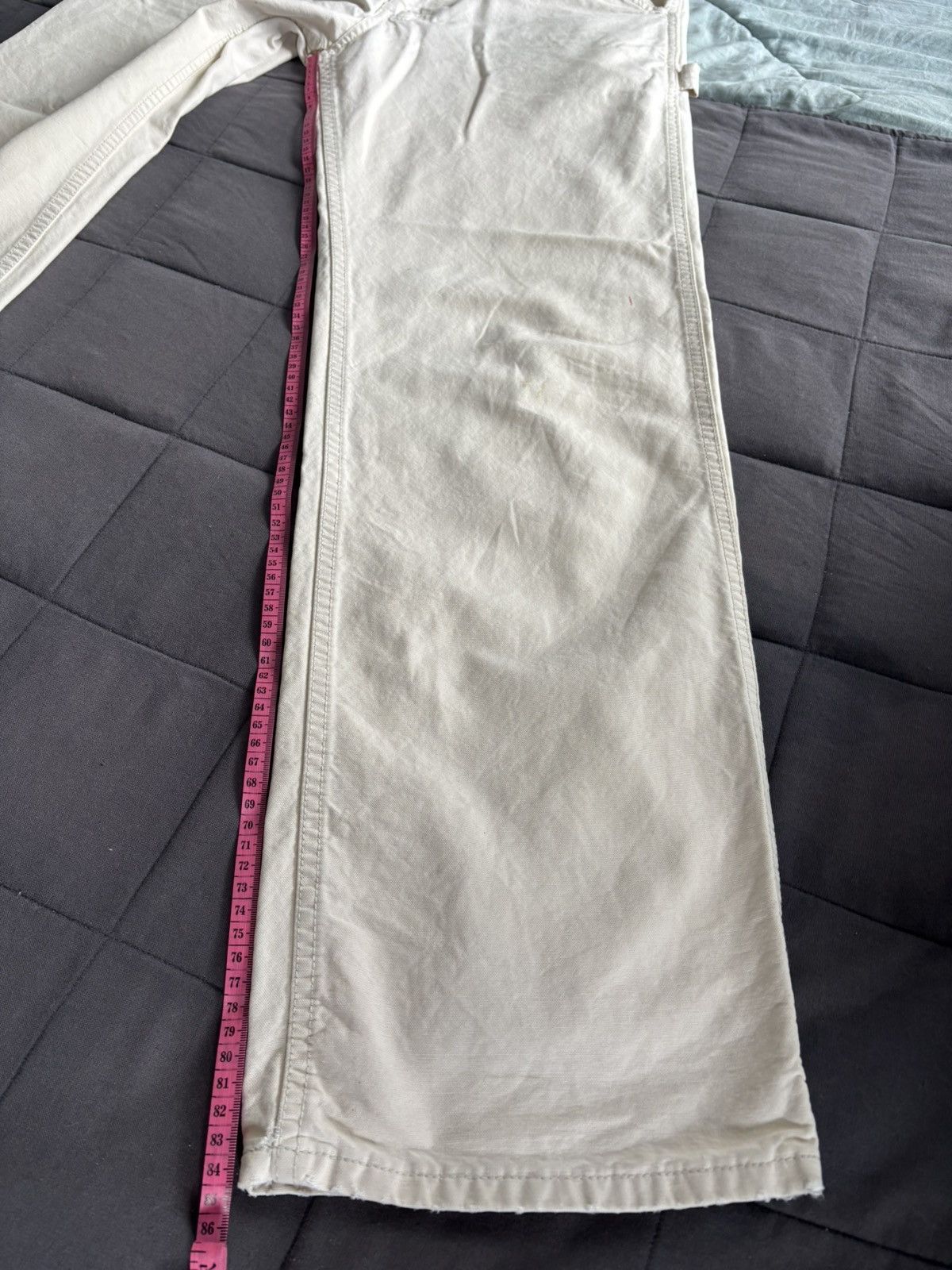 Levi's White Painters Pants Size US 32 / EU 48 - 6 Thumbnail
