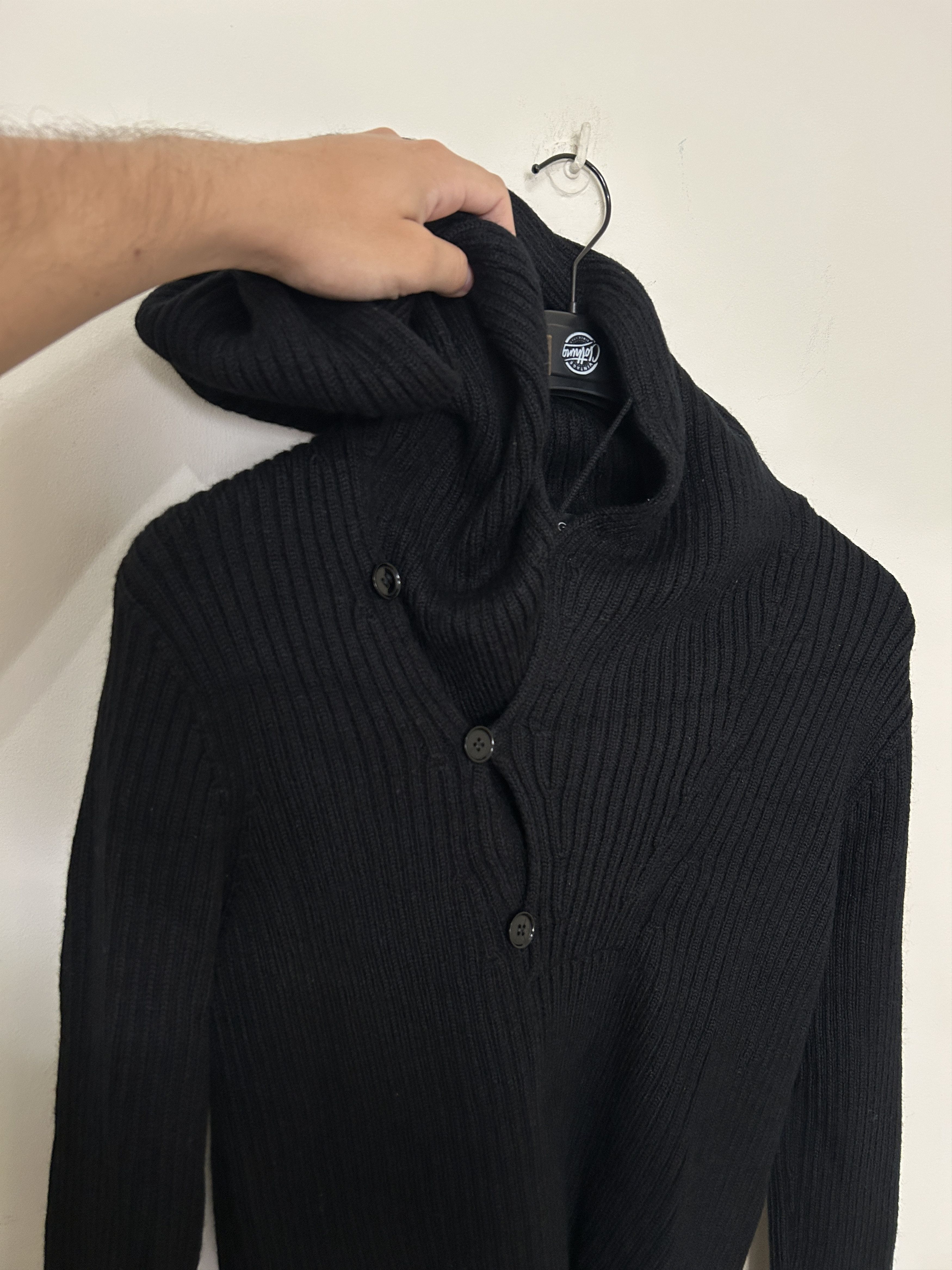 Dolce & Gabbana Dolce & Gabbana Vintage Cardigan with hood wool Size L / US 10 / IT 46 - 7 Thumbnail