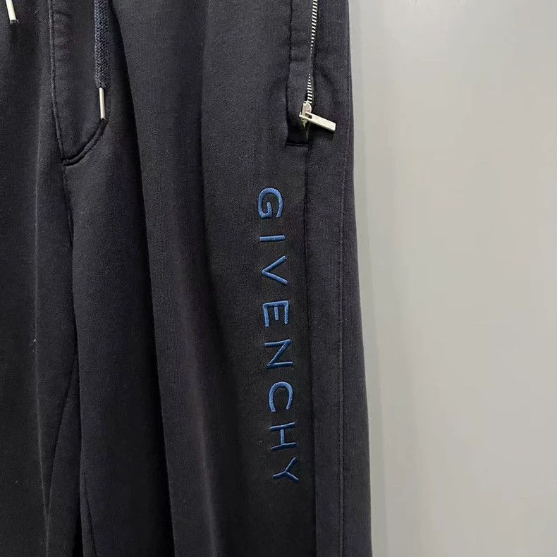 Givenchy Givenchy SizeM Black and Blue Logo Track Pants Size US 30 / EU 46 - 3 Thumbnail