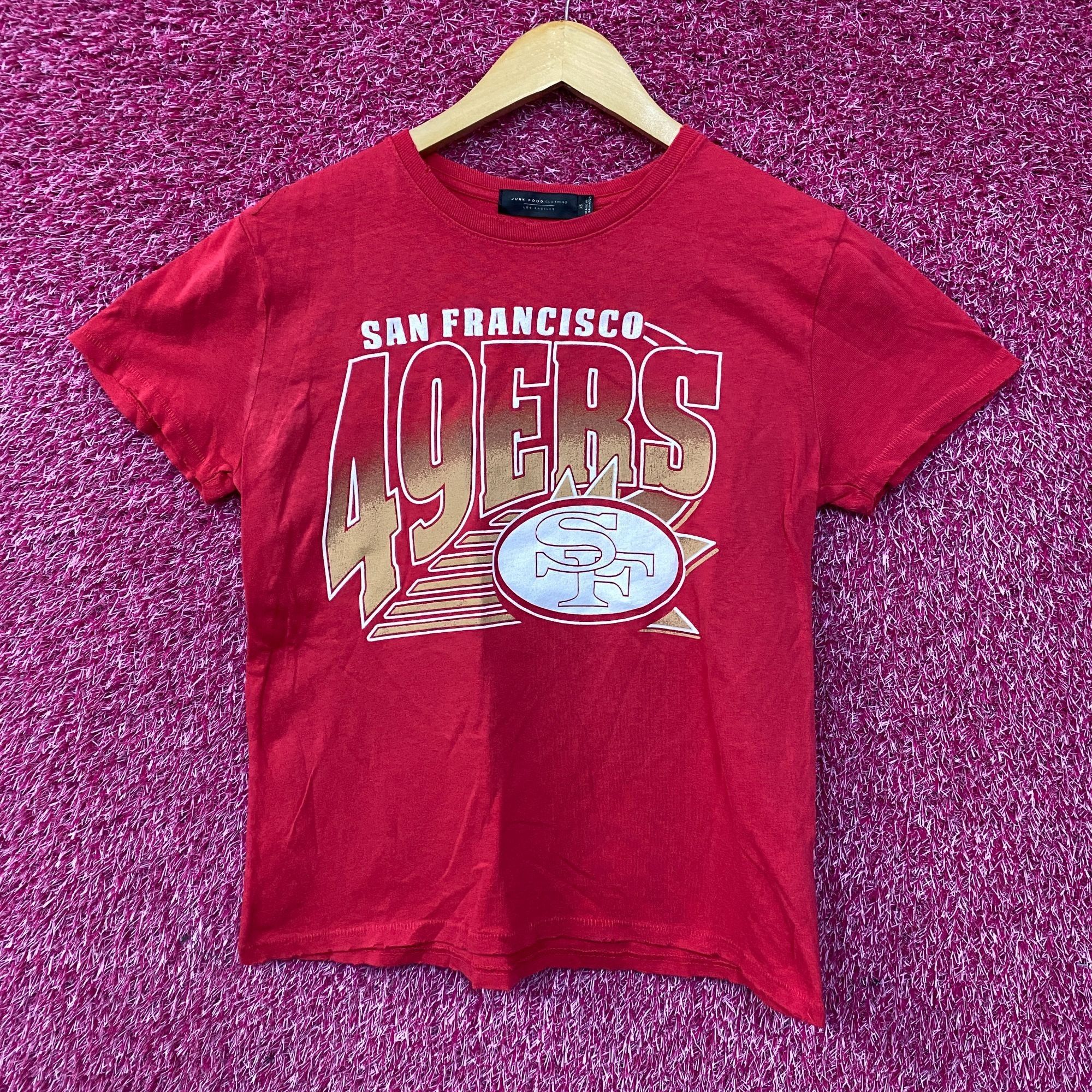 Junk Food Junk Food NFL San Francisco 49ers Women Red Short top XS Size XS / US 0-2 / IT 36-38 - 1 Thumbnail