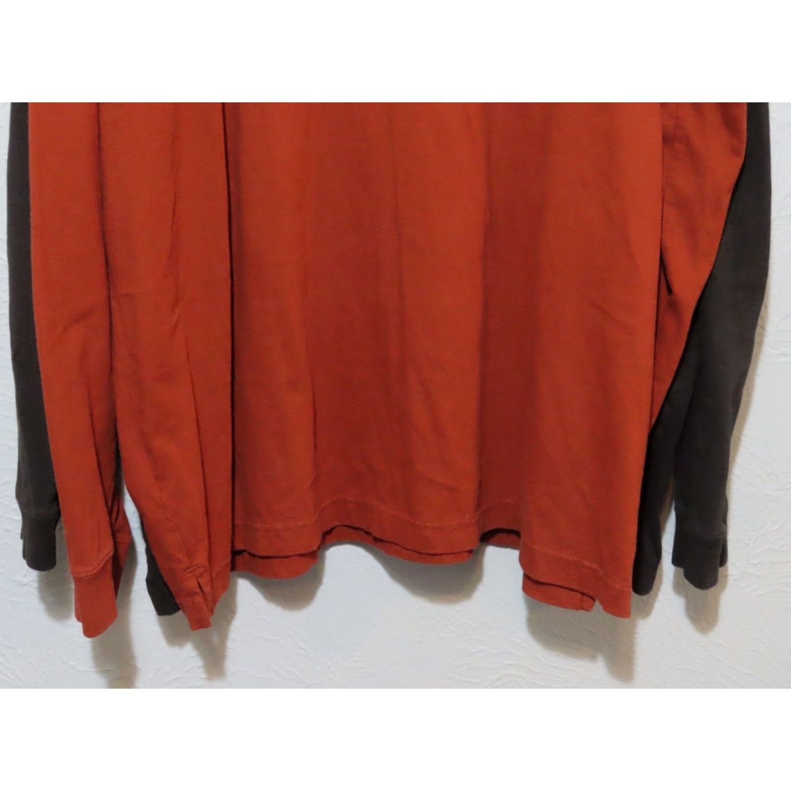 Vintage Duluth Men's 2XL Relaxed Fit Longtail T T-Shirt Long Sleeve Crew Neck Maroon & Black Lot of 2 Size US XXL / EU 58 / 5 - 2 Thumbnail