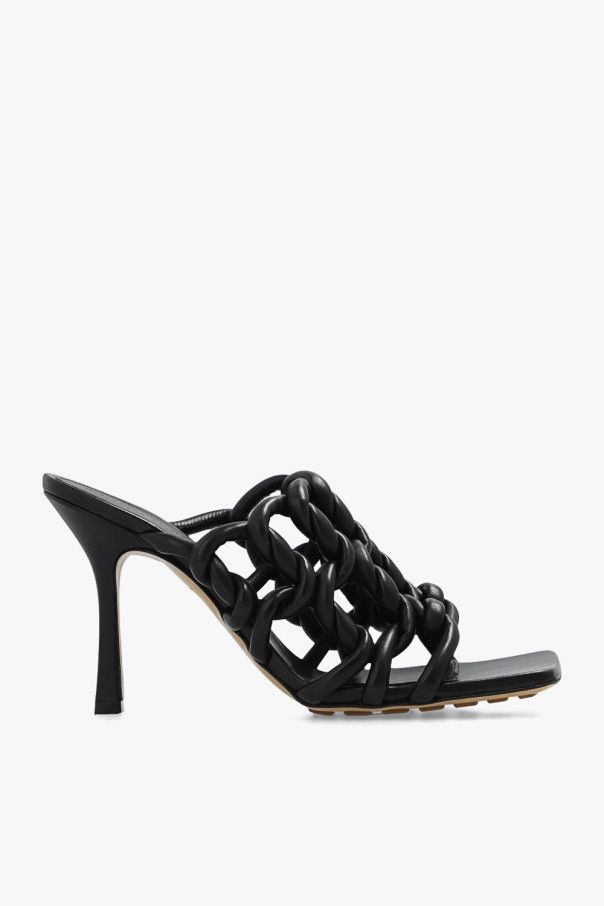 Bottega Veneta o1n1vont0924 Stretch Twist Mules in Black Size US 8.5 / IT 38.5 - 1 Thumbnail