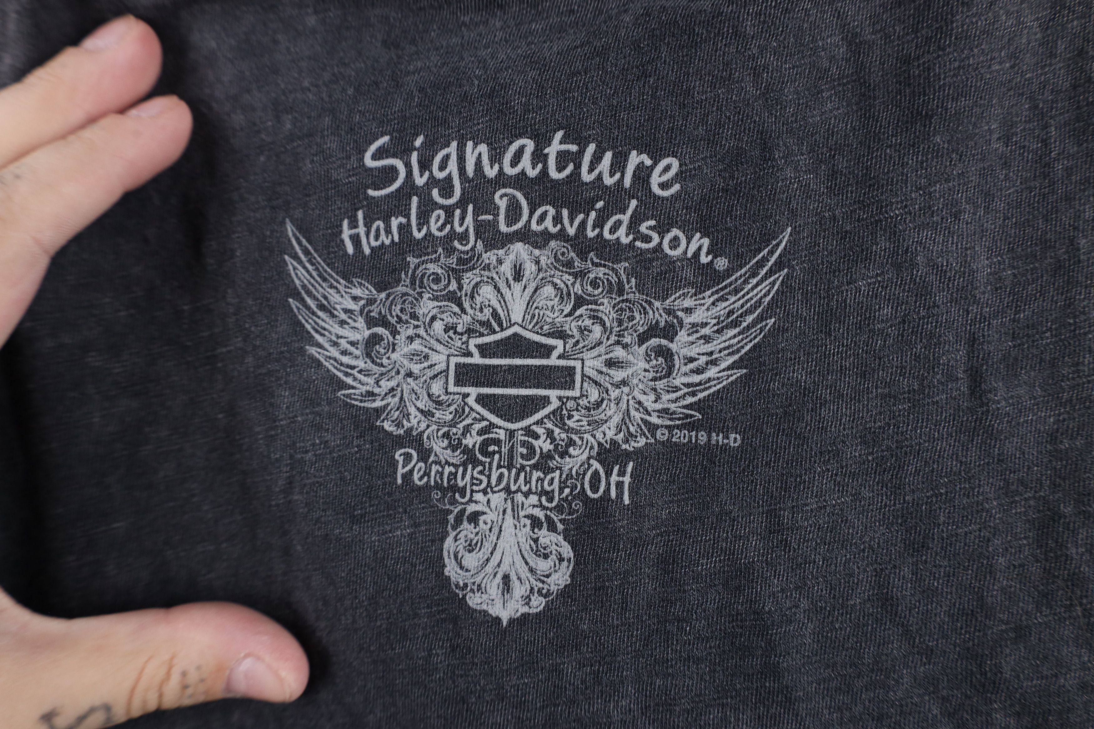 Harley Davidson × Vintage Y2K Harley Davidson Wings Sleeveless Muscle T-Shirt Size S / US 4 / IT 40 - 8 Thumbnail