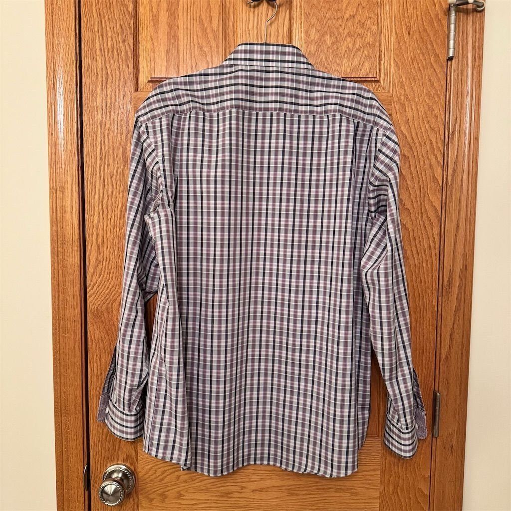 Jos. A. Bank Jos. A. Bank Reserve Men's Multi-Check Dress Shirt L Long S Size US L / EU 52-54 / 3 - 3 Thumbnail