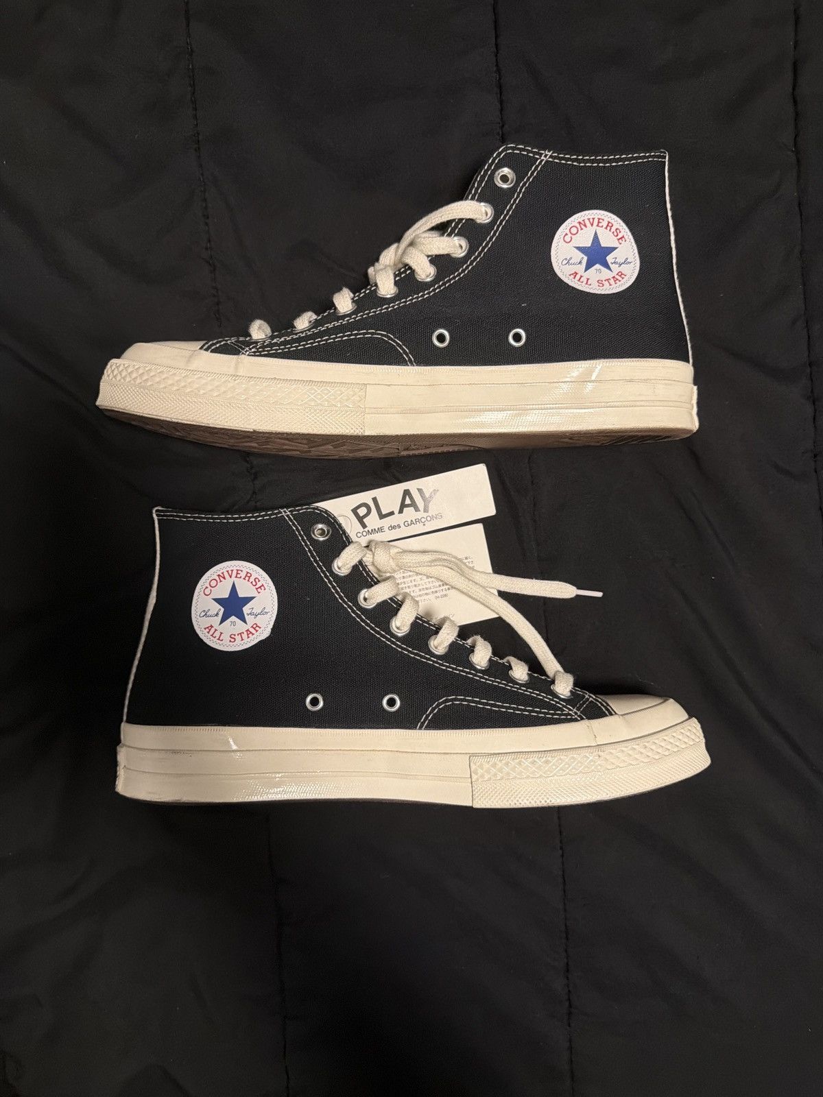 Comme des Garcons PLAY × Converse Comme Des Garcons Size US 10 / EU 43 - 2 Thumbnail