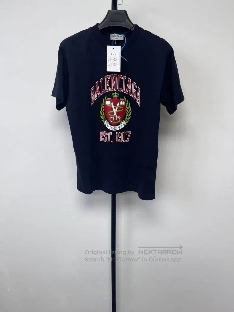 Balenciaga Balenciaga Letter Logo Print Crew Neck Casual Regular T-Sh Size XS / US 0-2 / IT 36-38 - 1 Thumbnail