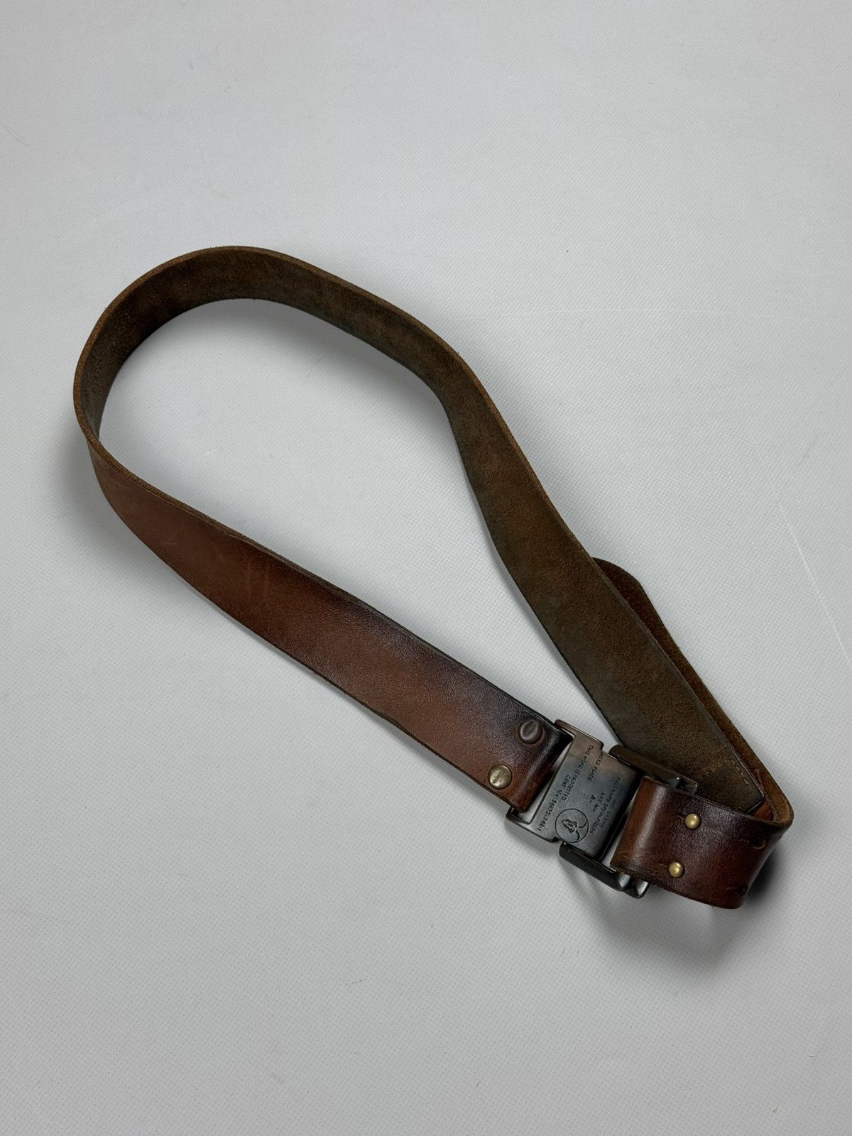 Allsaints Allsaints Vintage Avant-Garde Leather Belt Size ONE SIZE - 5 Thumbnail