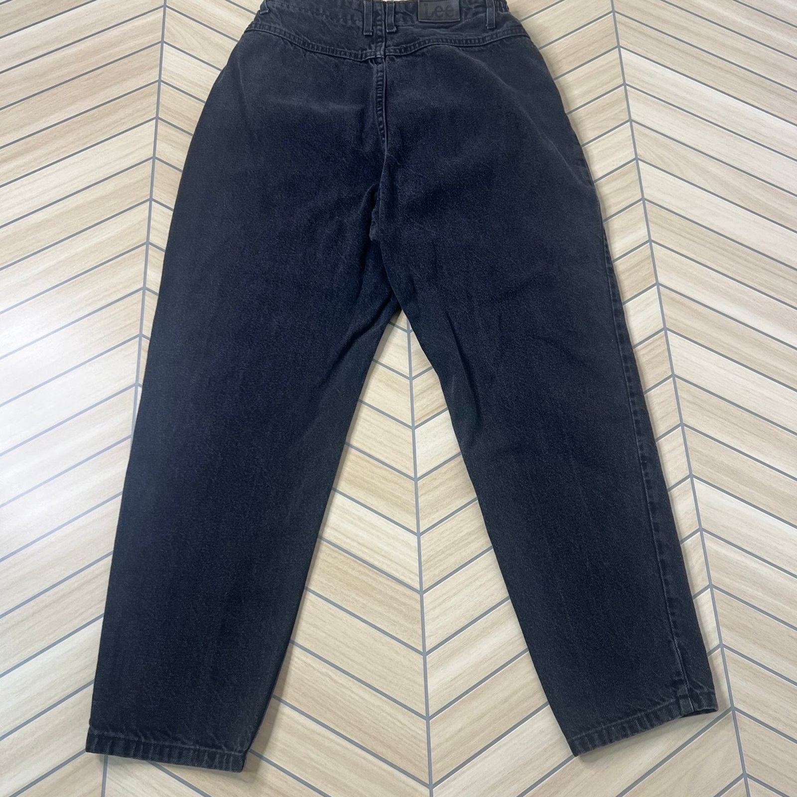 Lee Vintage 80s/90s Lee Black Jeans Women’s 10/12 Petite Size 30" / US 8 / IT 44 - 1 Thumbnail