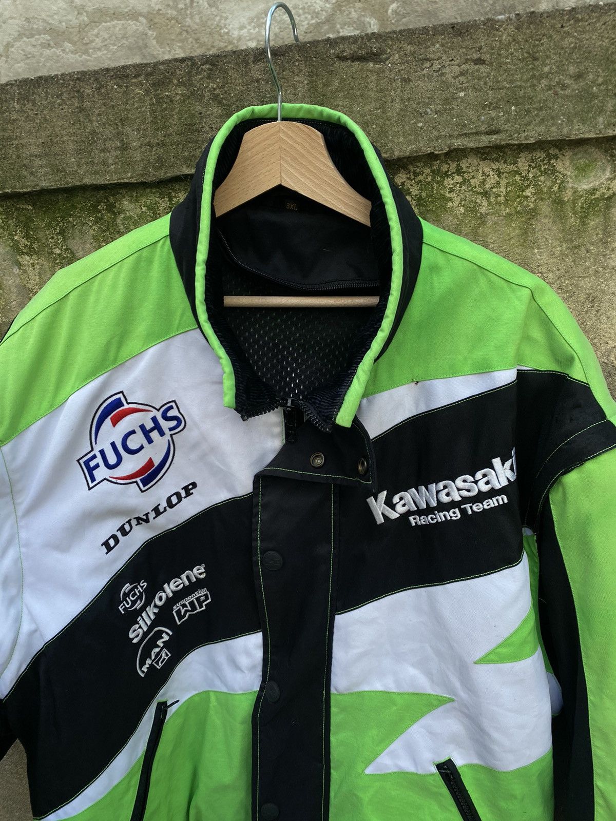 Formula 1 Kawasaki Embroidered Logo Racing Light Jacket Size US XXL / EU 58 / 5 - 9 Thumbnail