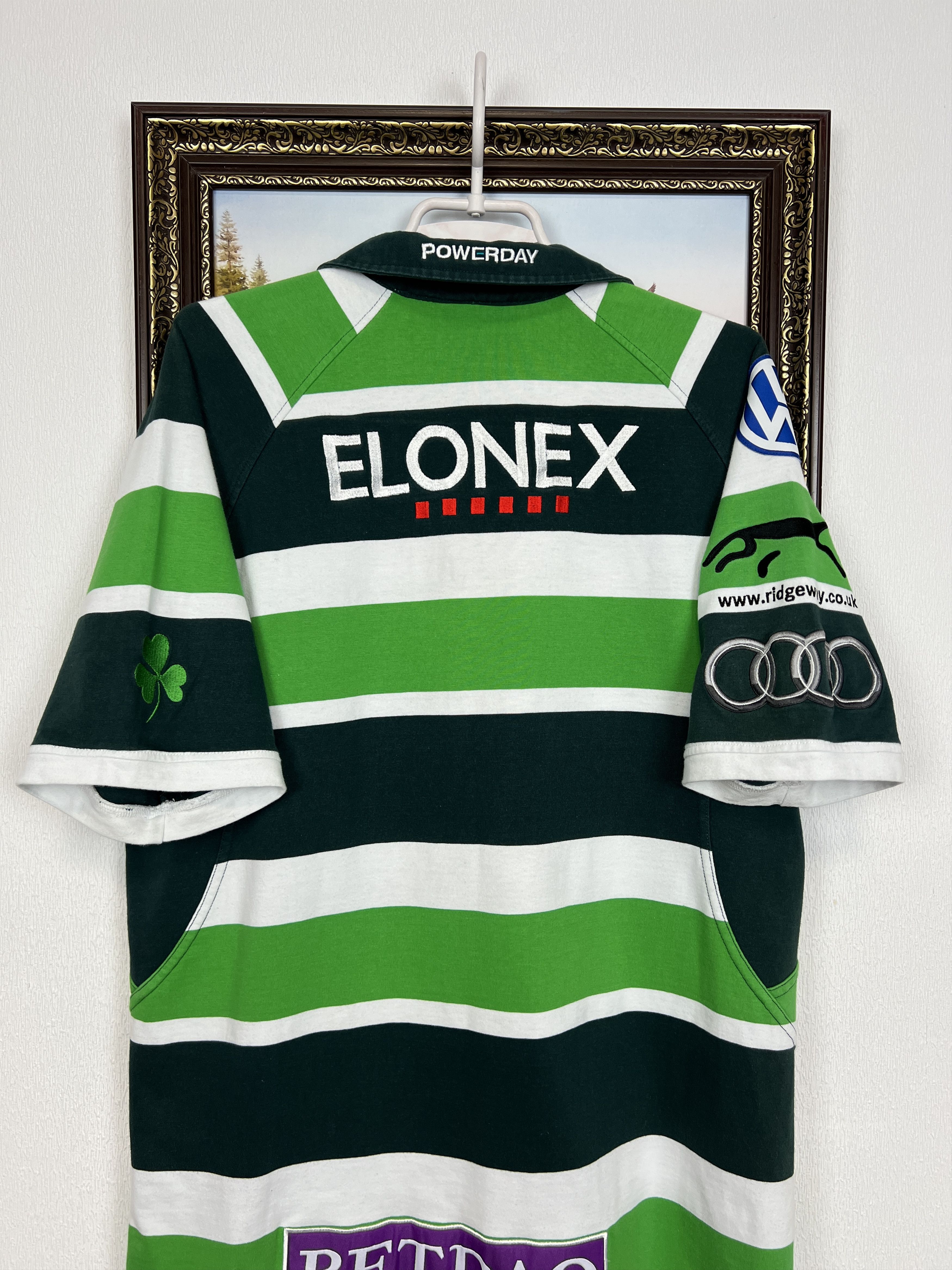 Vintage Vintage London Irish Rugby Union Jersey ISC Powerday Size US L / EU 52-54 / 3 - 13 Thumbnail