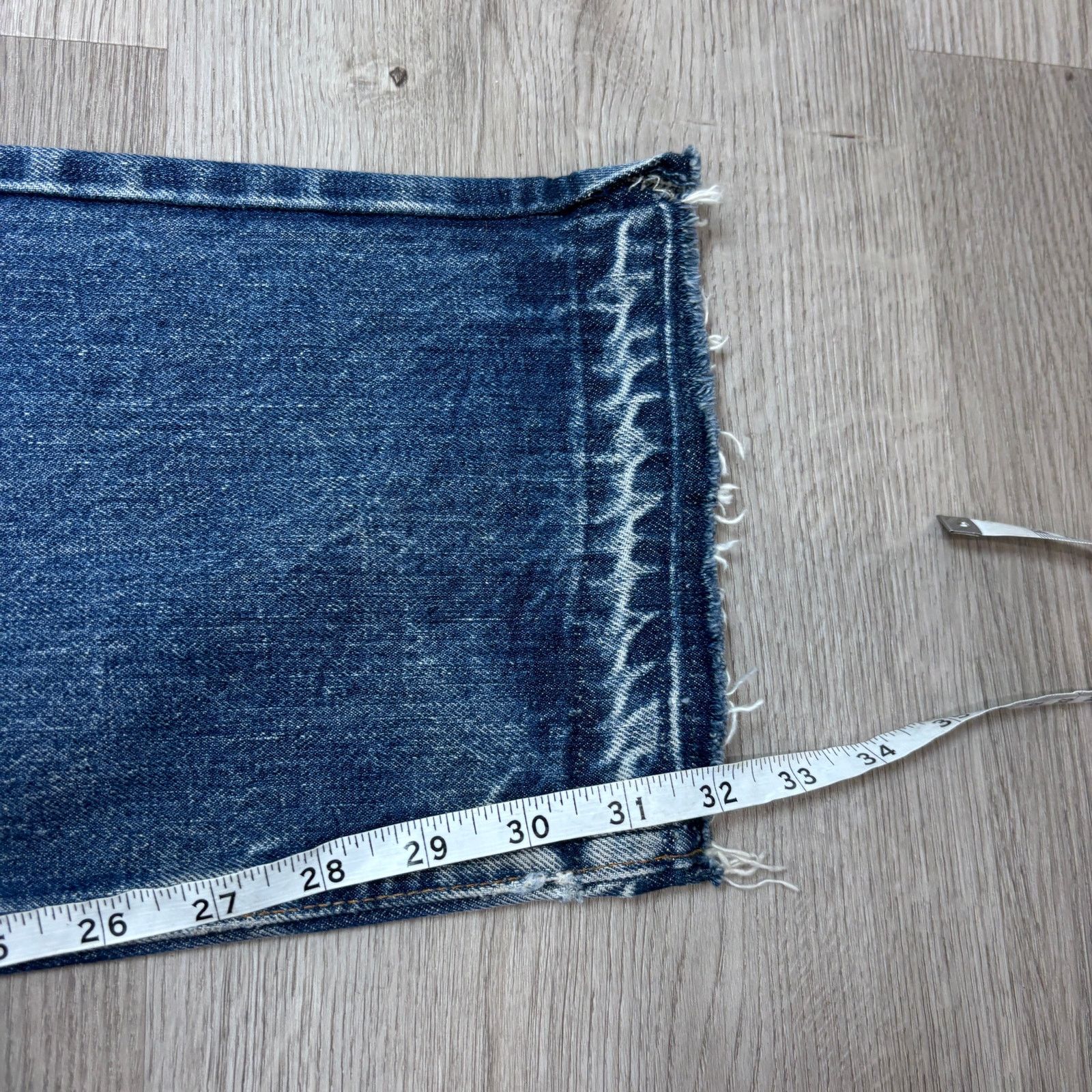 Levi's × Vintage VTG 80s Levi's 505 Orange Tab Raw Hem Jeans 34x32 Made USA Size US 34 / EU 50 - 8 Thumbnail