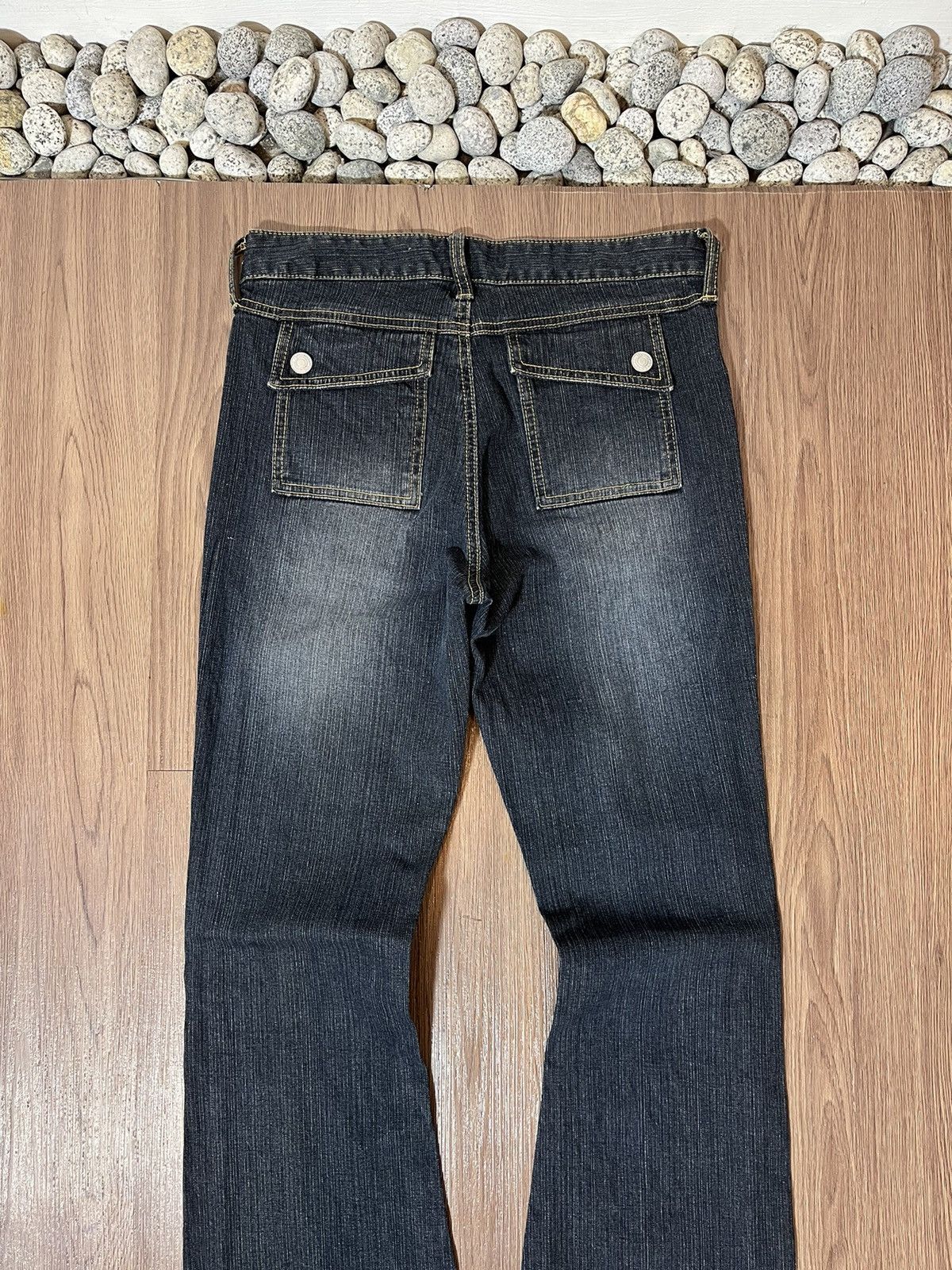 If Six Was Nine × Japanese Brand × Tornado Mart Daily Topics Japan Flared Bush Jeans Size US 29 - 4 Thumbnail
