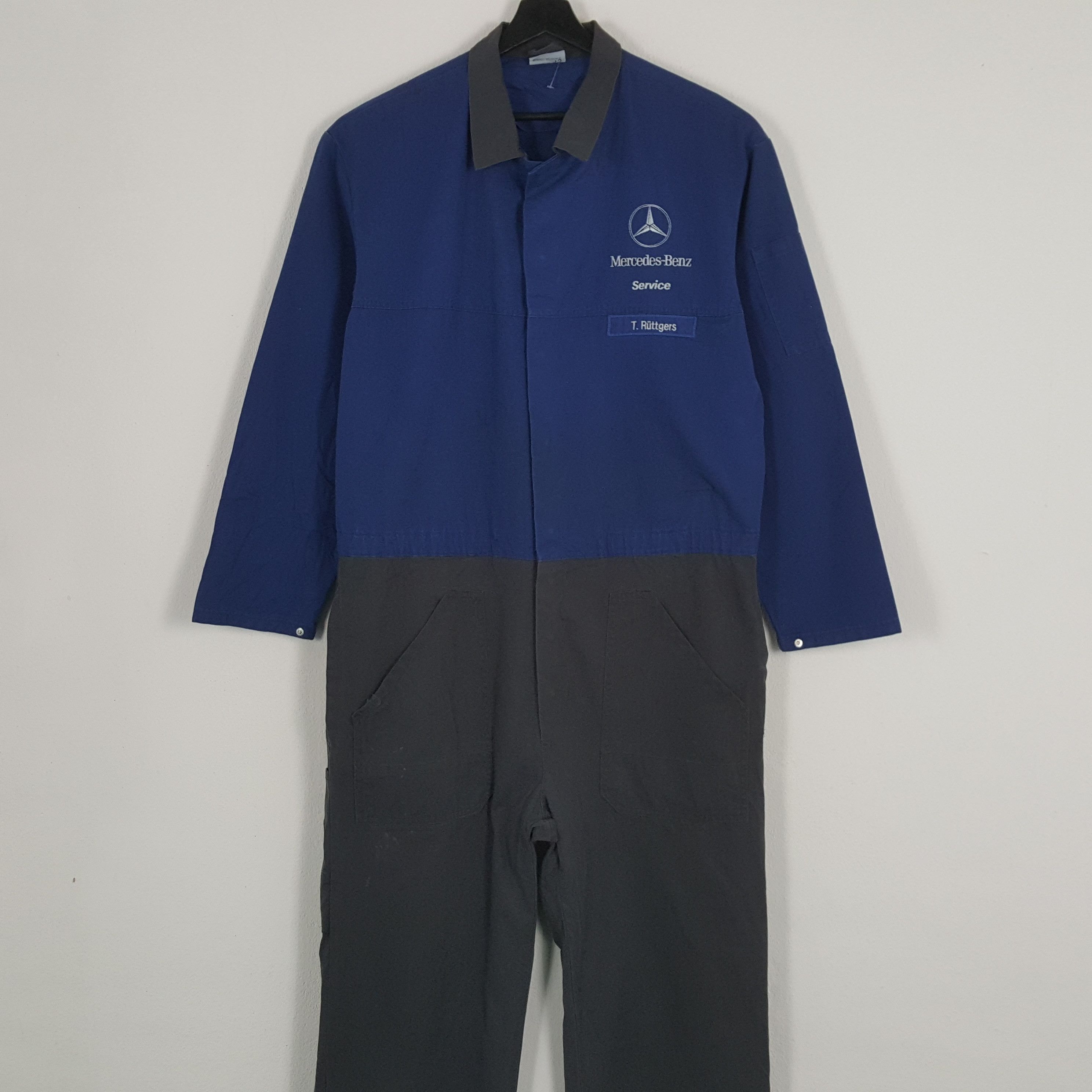 Mercedes-Benz × Vintage MERCEDES BENZ Luxury Motorsports Brand Coverall Jacket Size US L / EU 52-54 / 3 - 2 Thumbnail