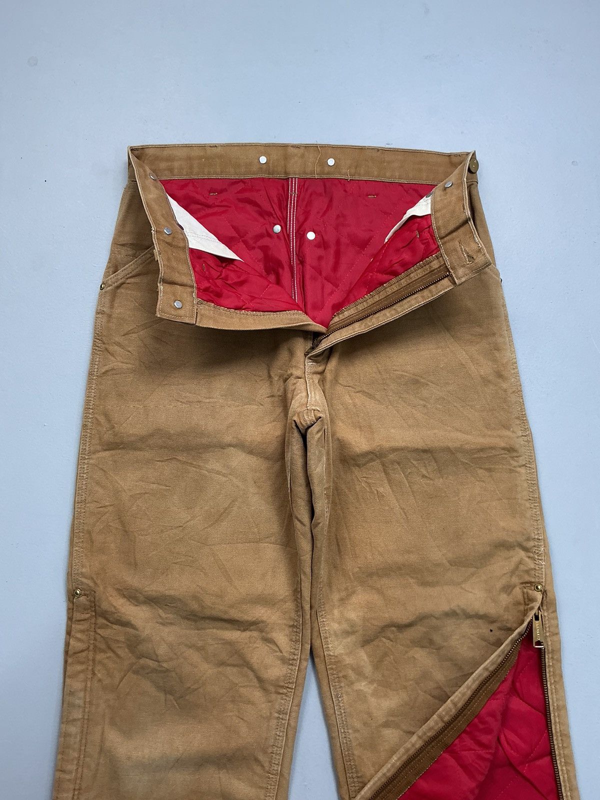 Carhartt 90sVintage Carhartt WQ106 quintet line carpenter denim Size US 32 / EU 48 - 5 Thumbnail