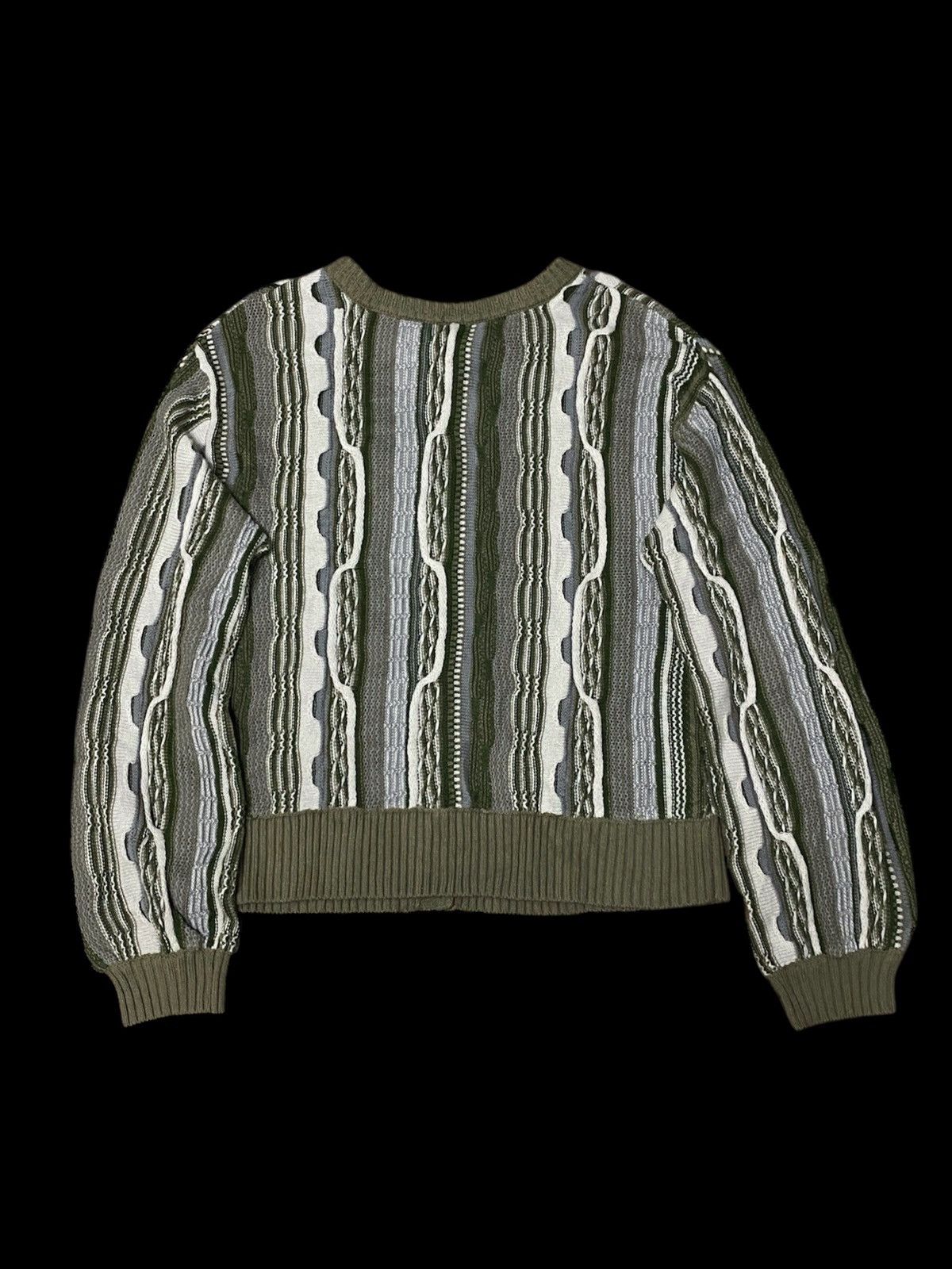 Vintage Vintage Coloured Cable Knit Boxy Cardigans Size US M / EU 48-50 / 2 - 8 Thumbnail