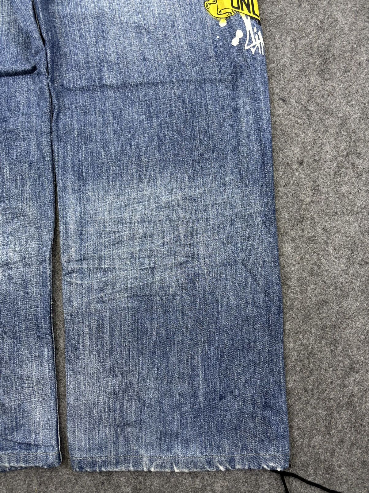 Ecko Unltd. 💥Baggy💥Ecko Spell Out Rapper Denim F834 Size US 33 - 11 Thumbnail