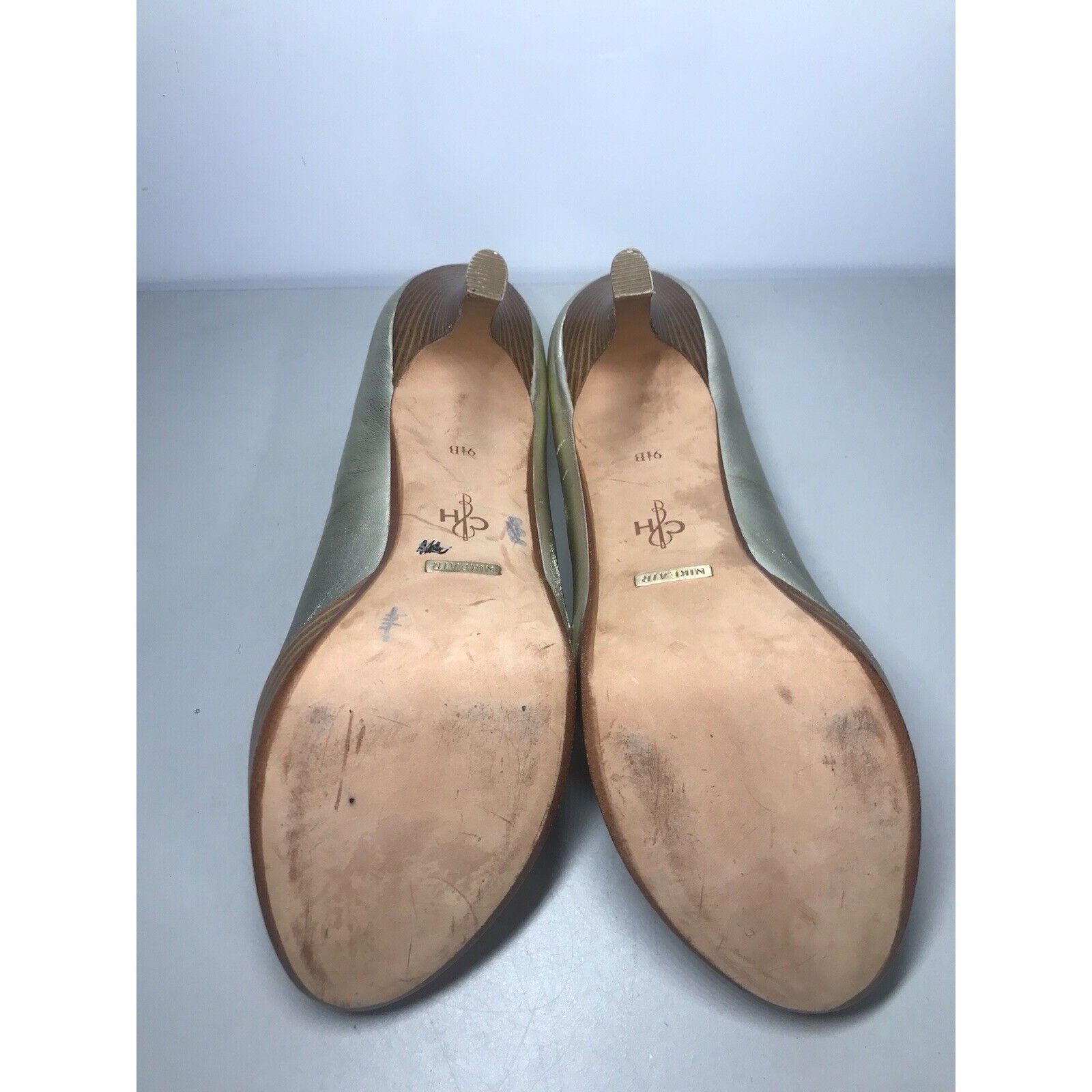 Cole Haan Cole Haan Air Gold Metallic Leather PeepToe Stiletto Heels W Size US 9.5 / IT 39.5 - 10 Thumbnail