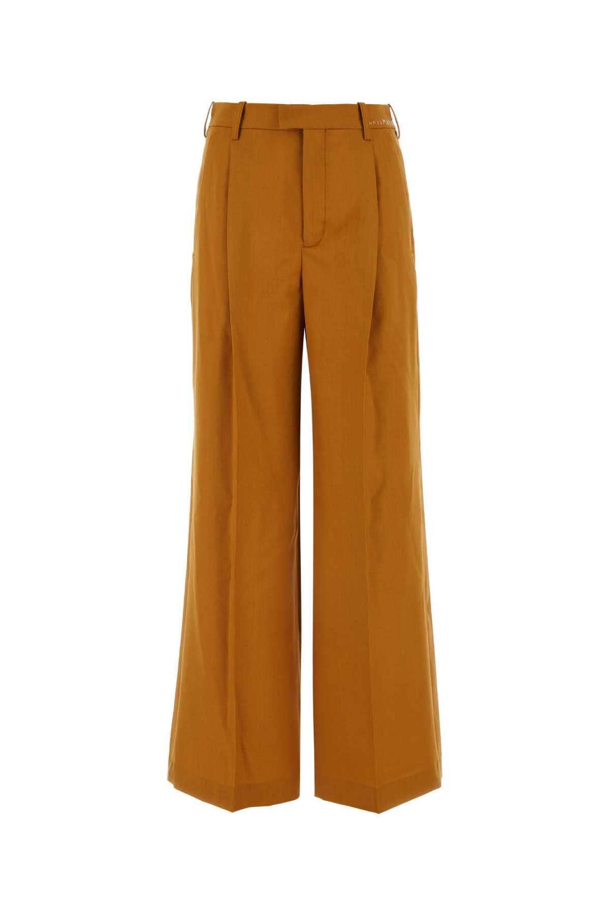 image of Marni Caramel Wool Blend Pant in Mixed Colours, Women's (Size 26)