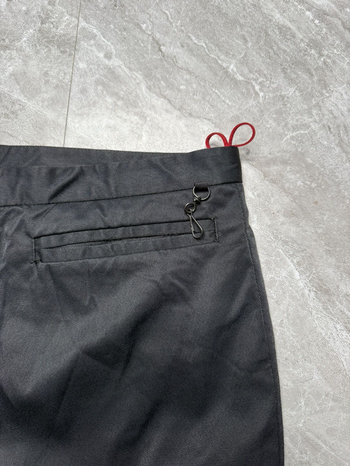 Prada Archive Prada Sport Flared Nylon/Cotton Blend Elastic Pants Size US 34 / EU 50 - 4 Thumbnail