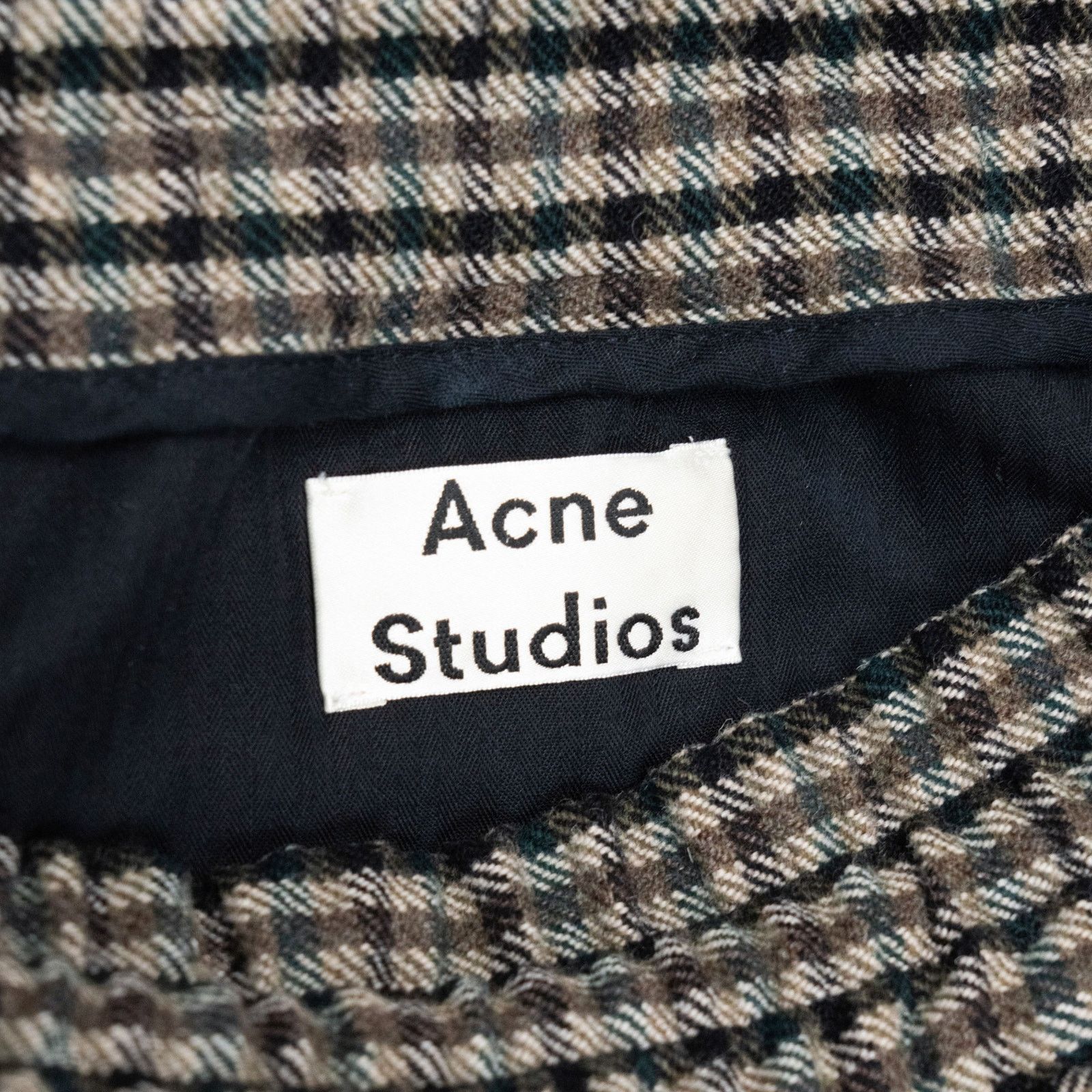 Acne Studios Acne Studios Knit Check Wool Brown Grey Trousers Pants Size US 32 / EU 48 - 8 Thumbnail