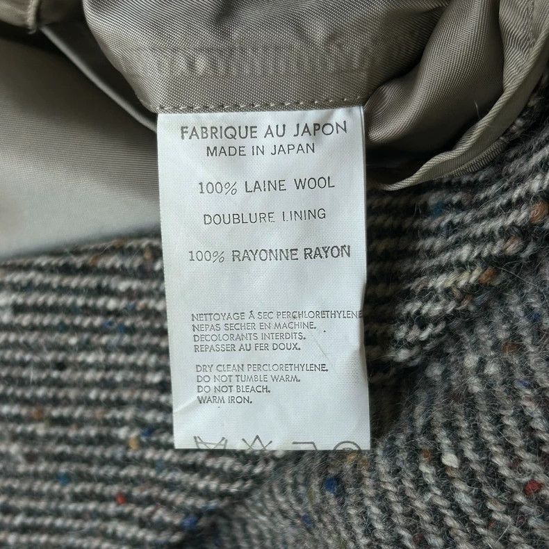 Yohji Yamamoto Yohji Yamamoto size m 90s Mottled Tweed blazer Size 36R - 6 Thumbnail