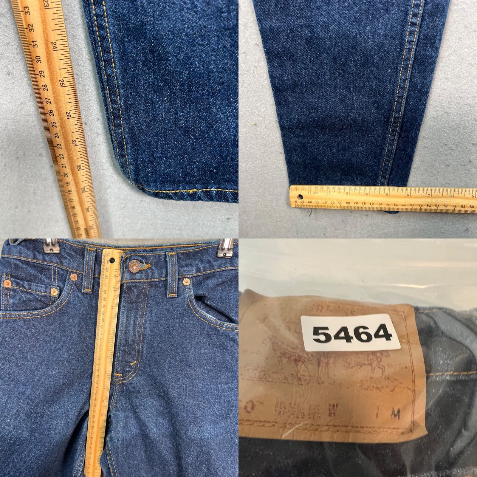 Levi's VINTAGE Levi's 550 Jeans Women 5 Relaxed Medium Blue Denim 90s Pockets 5-Pocket Style Regular Waist 26 Inseam 30 Inseam Size 27" / US 4 / IT 40 - 8 Thumbnail
