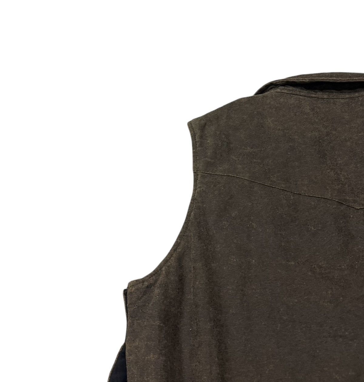 Maison MIHARA YASUHIRO Vintage MiharaYasuhiro Polyurethane Zipper Belt Vest Jacket Size US M / EU 48-50 / 2 - 13 Thumbnail