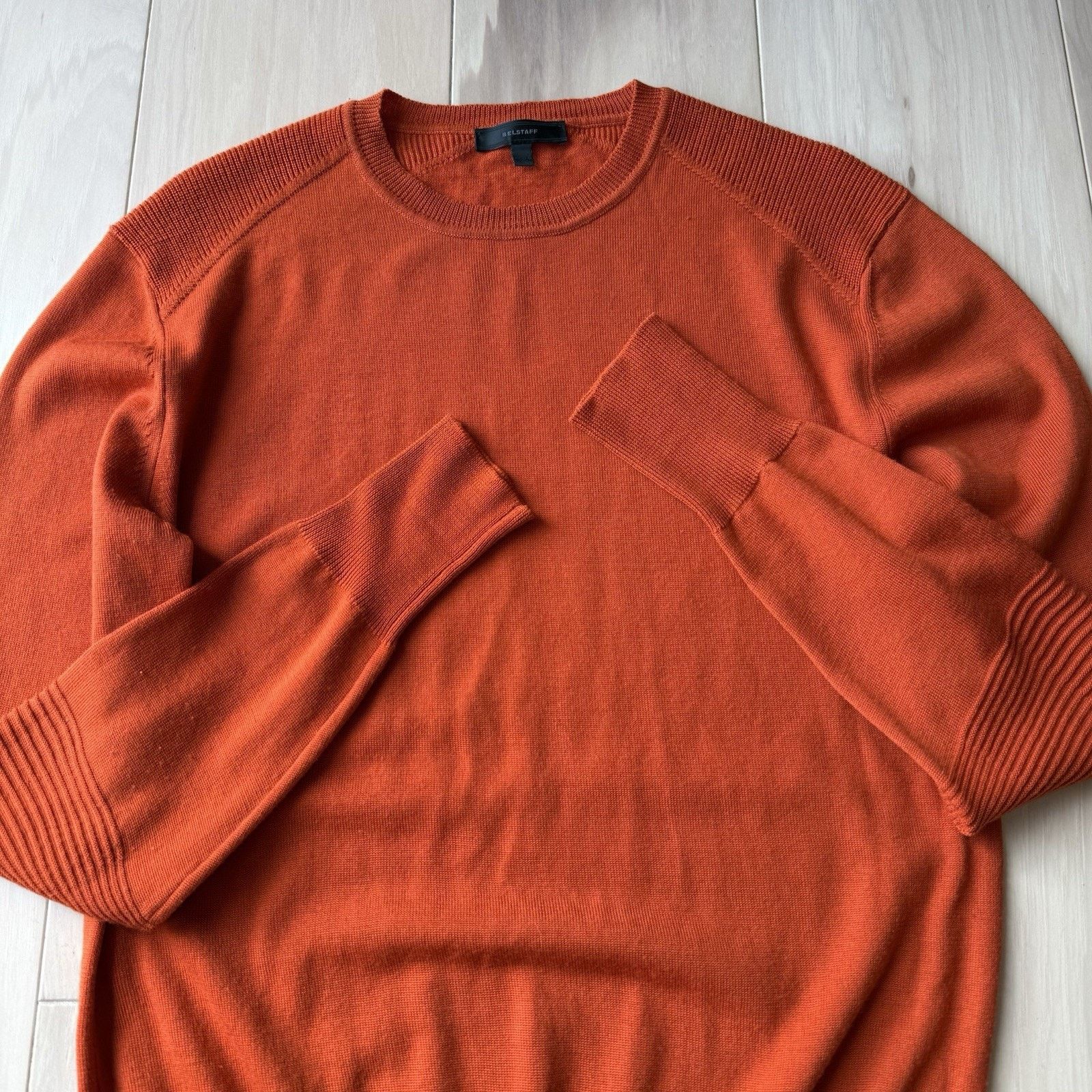 Belstaff Belstaff Sweater Women's M Orange Lightweight Wool Pullover Size M / US 6-8 / IT 42-44 - 4 Thumbnail