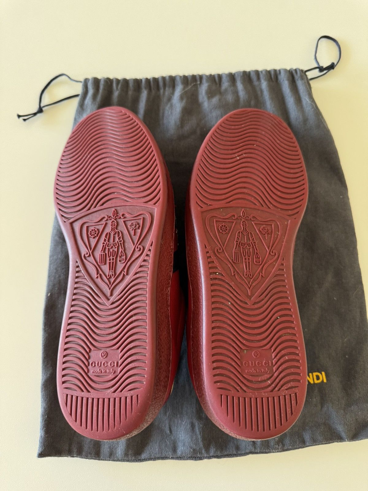 Gucci Gucci Ace Sneakers in Red Size US 9.5 / EU 42-43 - 5 Thumbnail