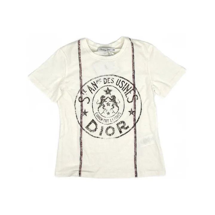Other Dior Logo Print Oversized T-Shirt for Women 0079-2507 Size XS / US 0-2 / IT 36-38 - 2 Thumbnail