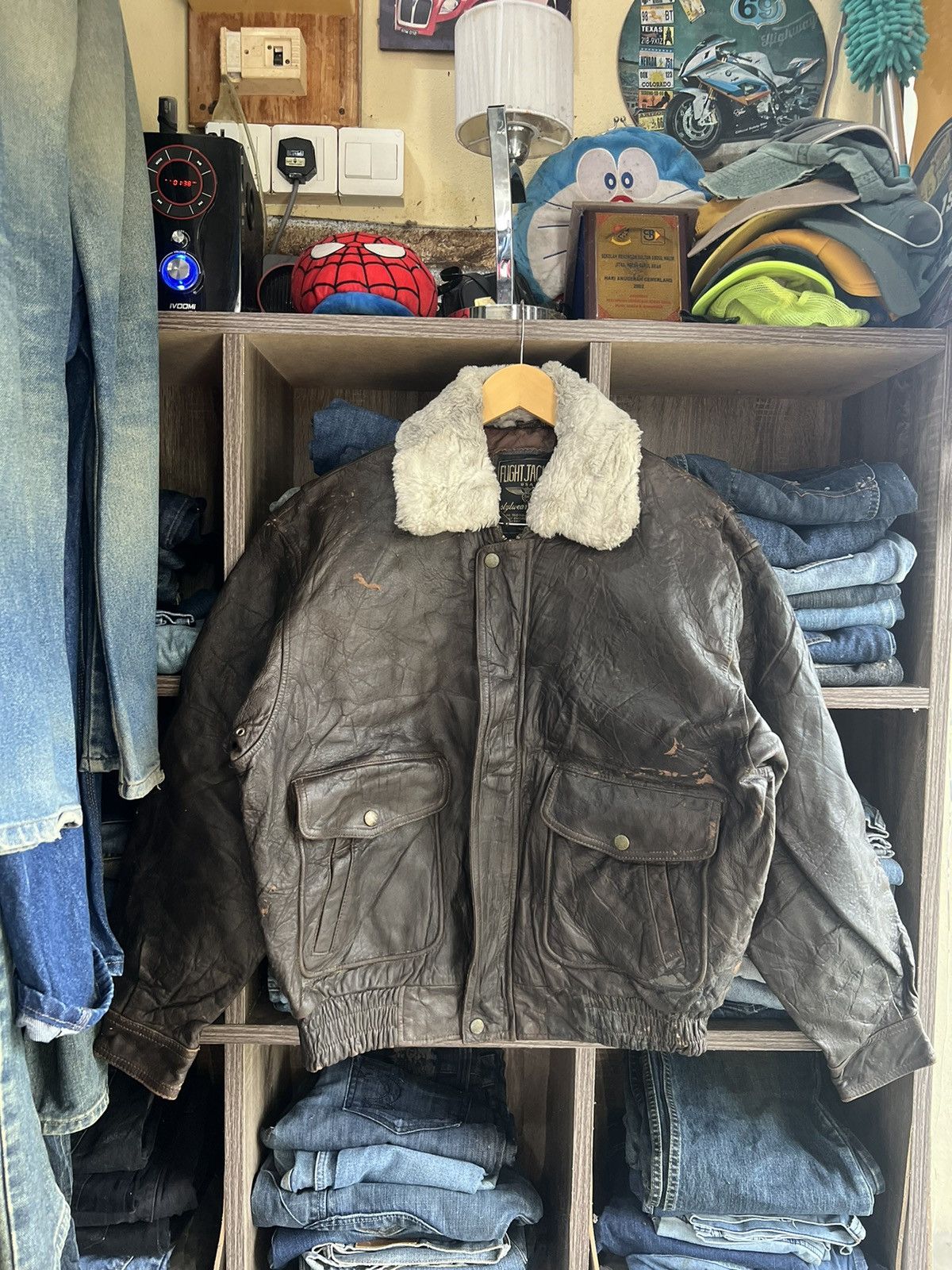 Other 🔥Flight Jacket Usa Stylewear Leather Size US L / EU 52-54 / 3 - 1 Thumbnail