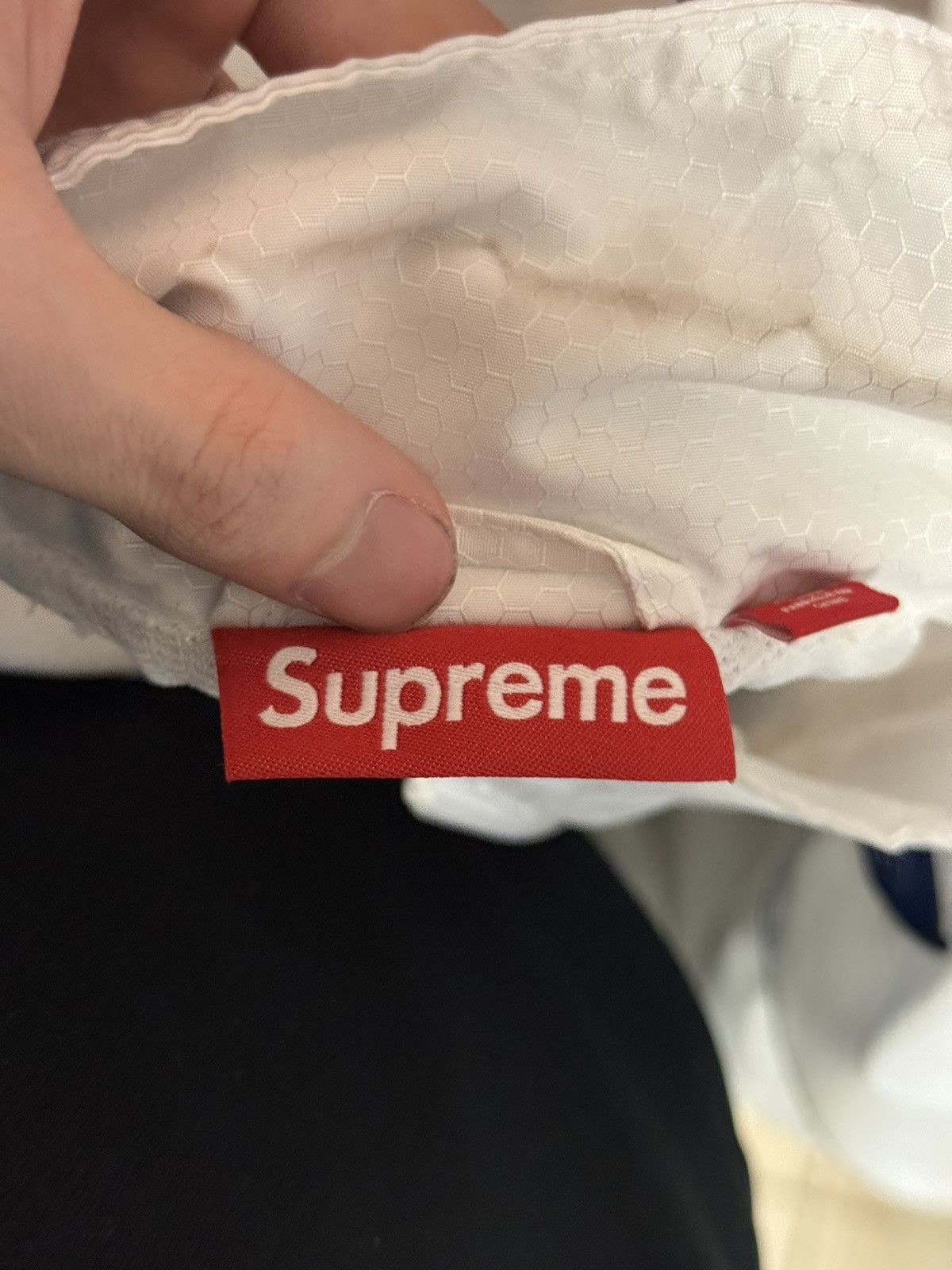 Supreme Supreme Reflective Piping Jacket White Size Large Size US L / EU 52-54 / 3 - 8 Thumbnail