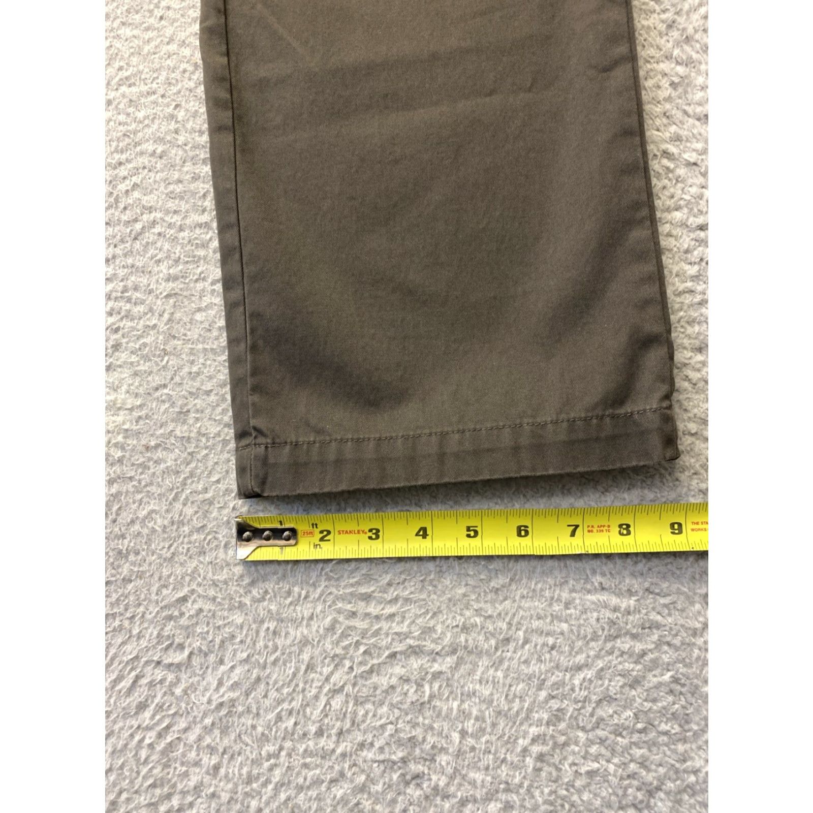 Banana Republic Banana Republic Gavin Chino Pants Men’s 35x32 Slim Dark Sage Cotton /0554 Size US 35 - 7 Thumbnail