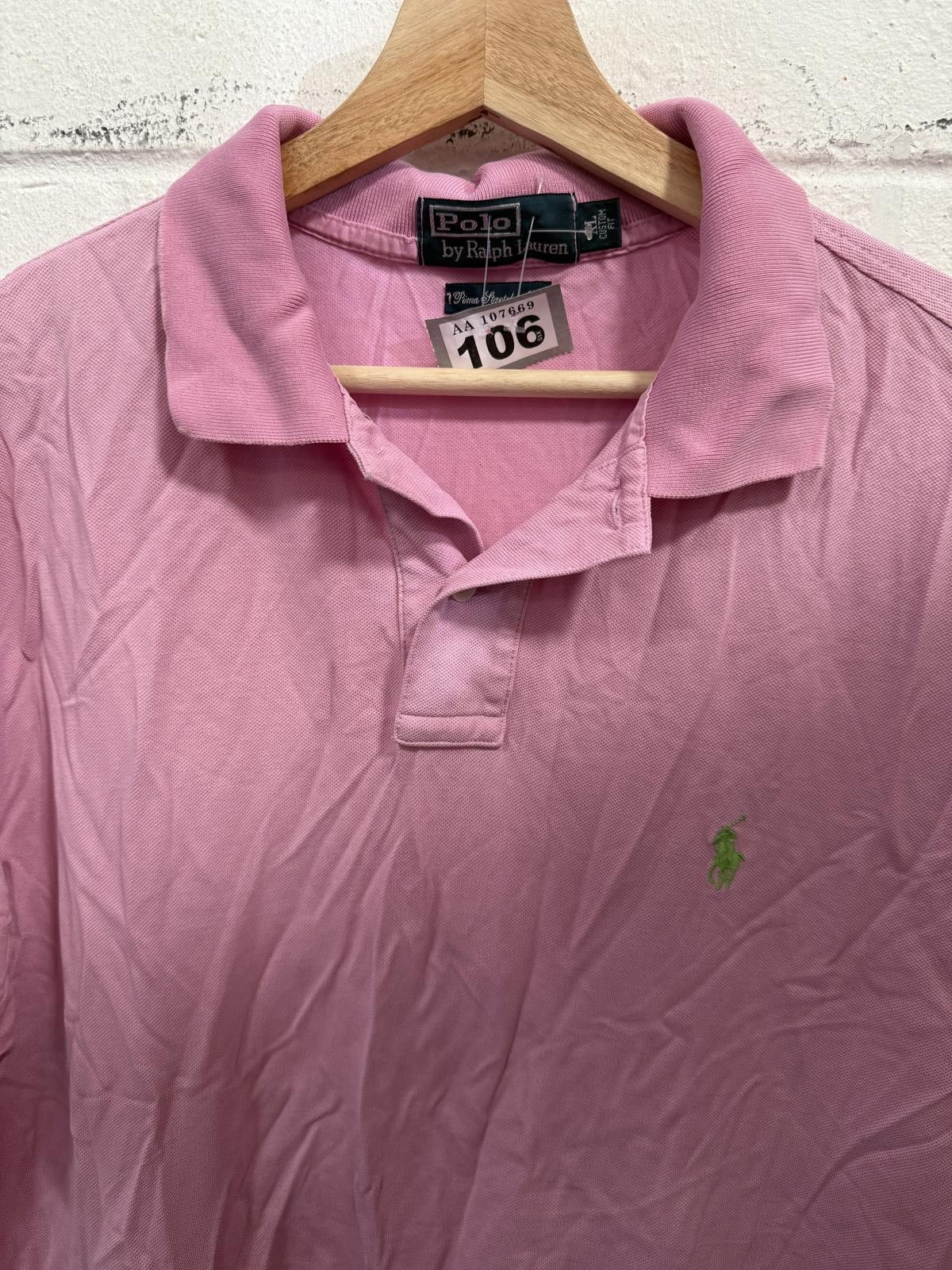 Polo Ralph Lauren Men's Polo Ralph Lauren Classic Fit Polo Shirt Pink XL Size US XL / EU 56 / 4 - 3 Thumbnail