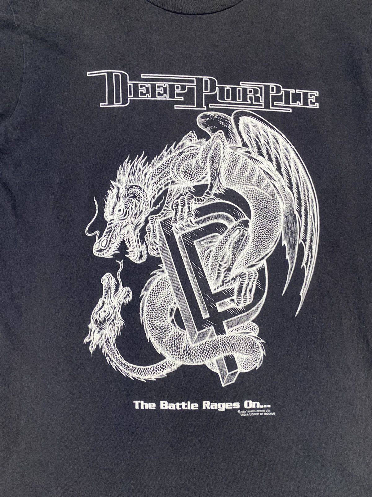 Band Tees × Vintage Vintage deep purple the battle rage on Size US M / EU 48-50 / 2 - 3 Thumbnail