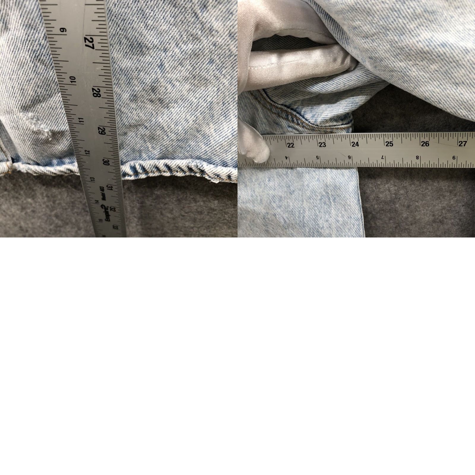 Primark VINTAGE Primark Denim Jacket Women's Oversized Jean Coat 14 Light Wash 90s Grunge Streetwear Size 36" / US 14 / IT 50 - 8 Thumbnail