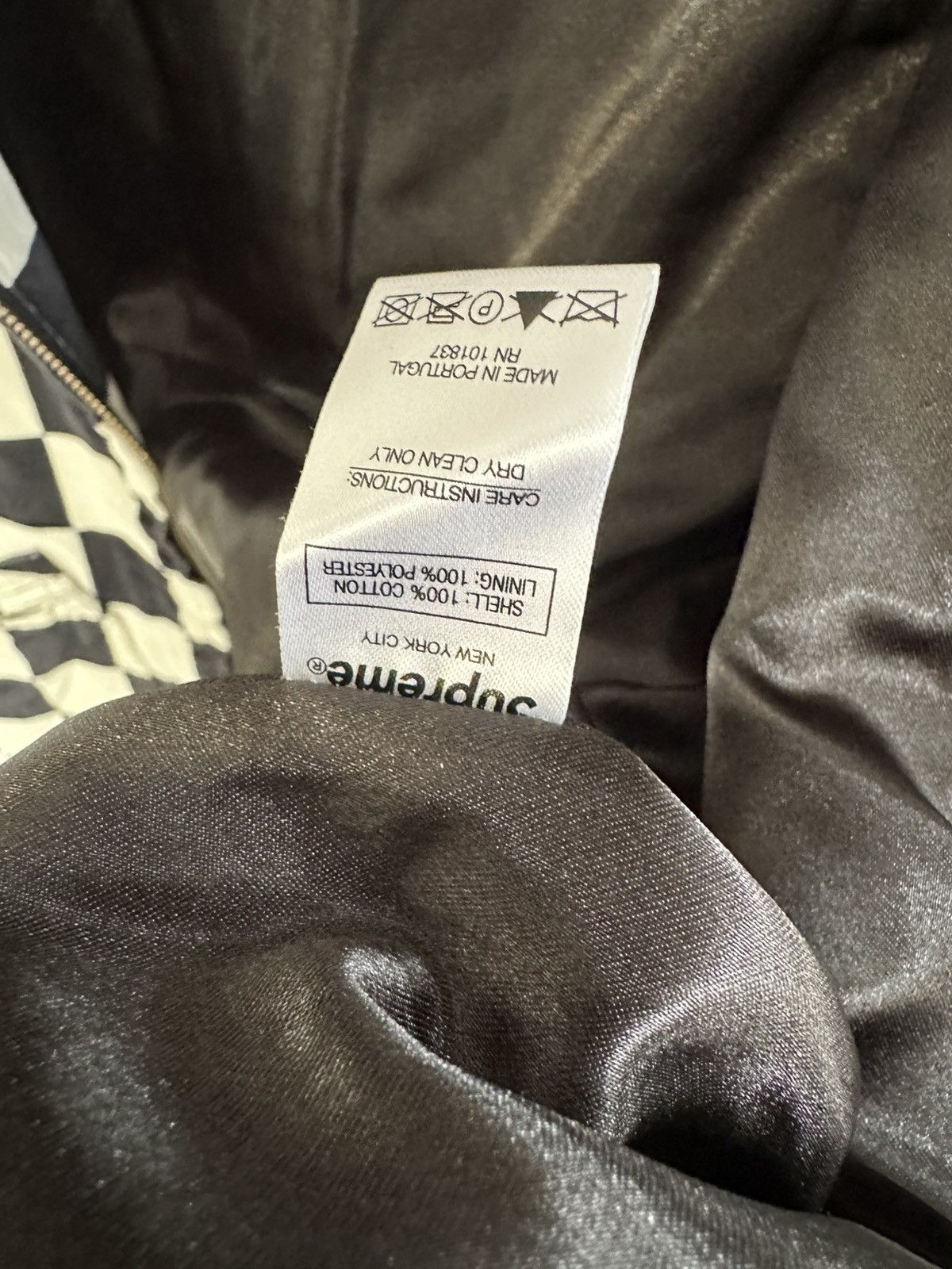 Supreme Supreme Velvet Checkerboard Jacket Size US S / EU 44-46 / 1 - 5 Thumbnail