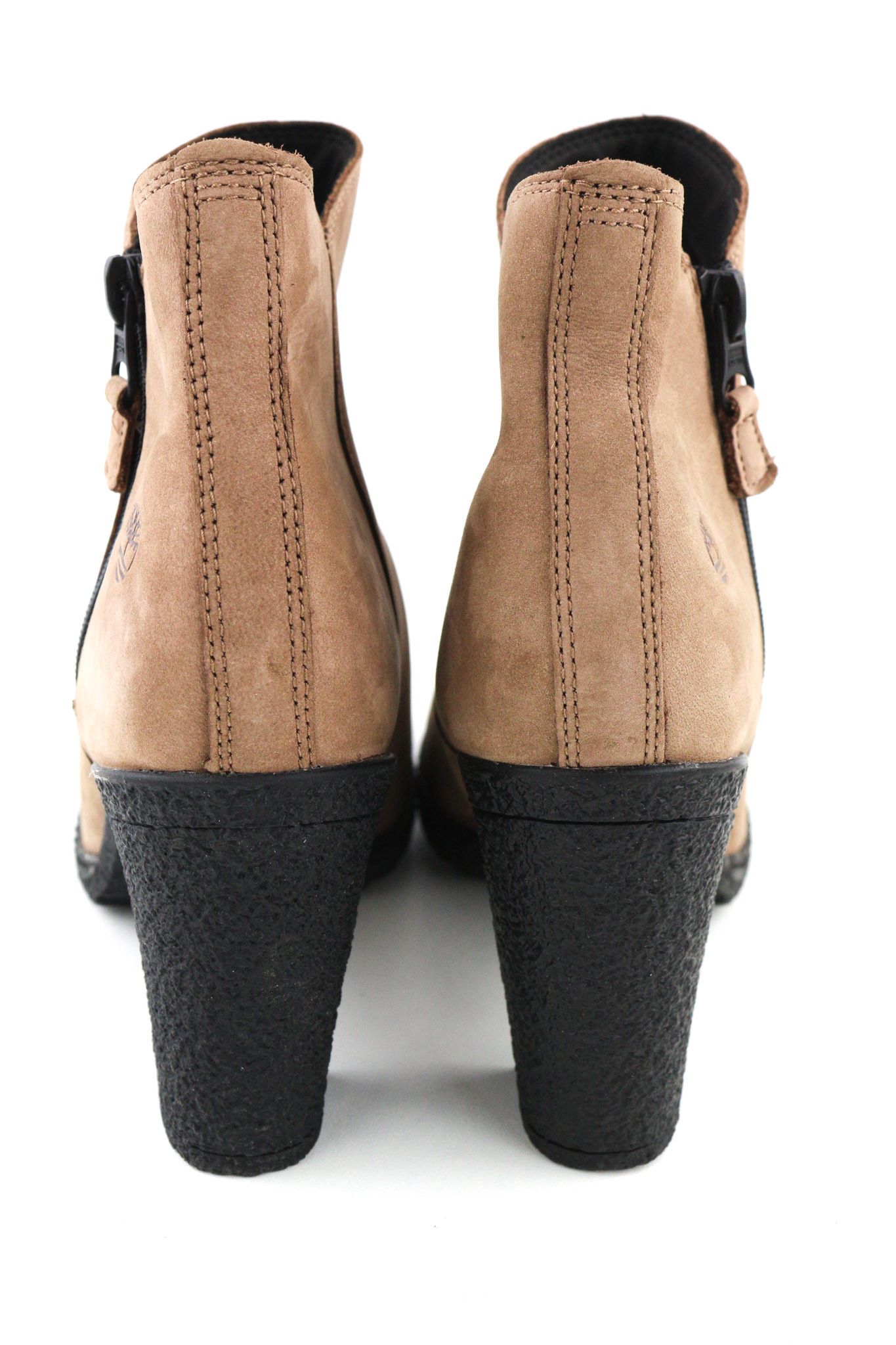 Timberland A2JJK-A6034 EU38/39 Brown Leather Ankle Heels 81141 Size US 8 / IT 38 - 7 Thumbnail