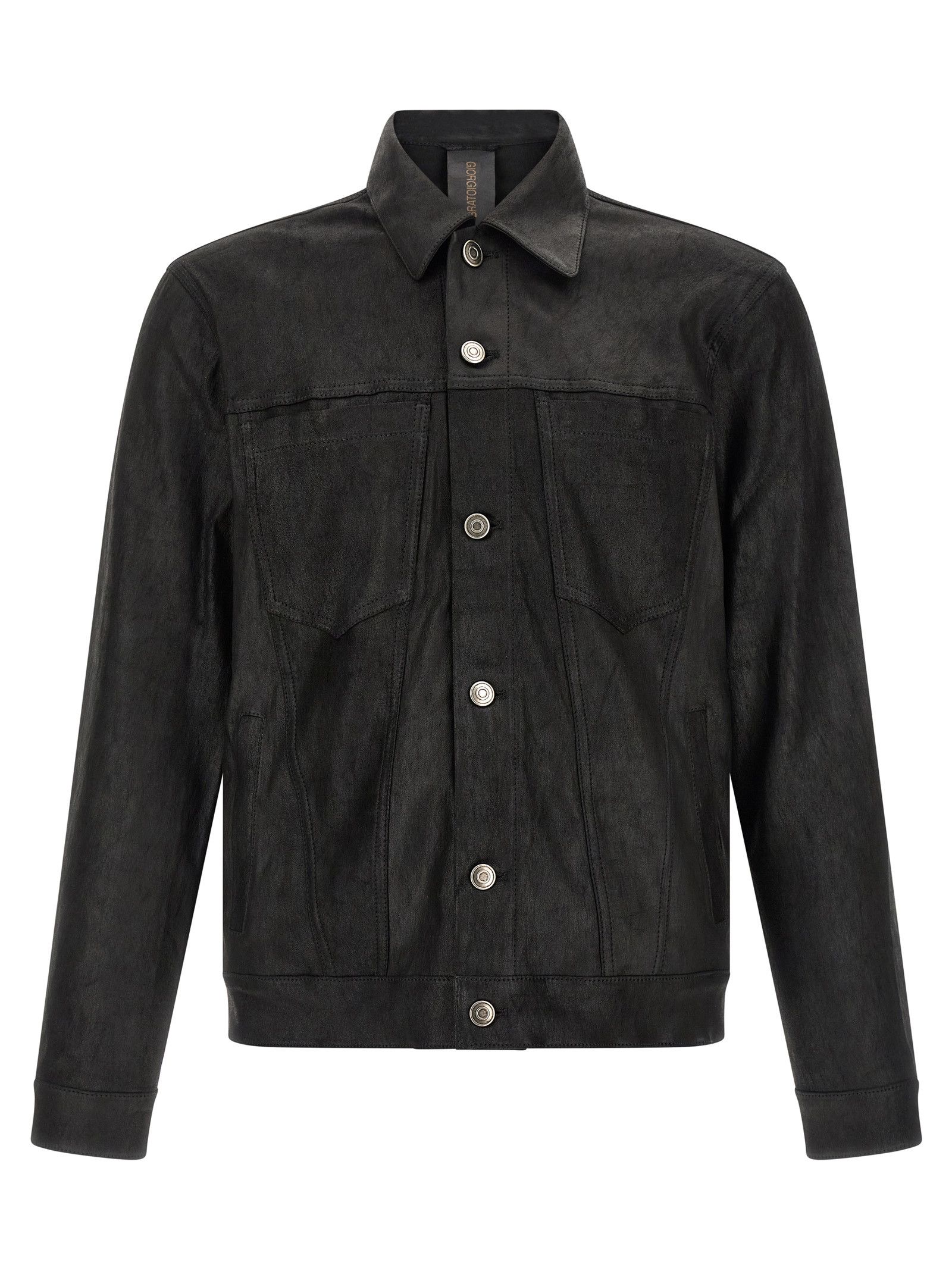 Giorgio Brato Leather jacket Size US XXL / EU 58 / 5 - 1 Thumbnail